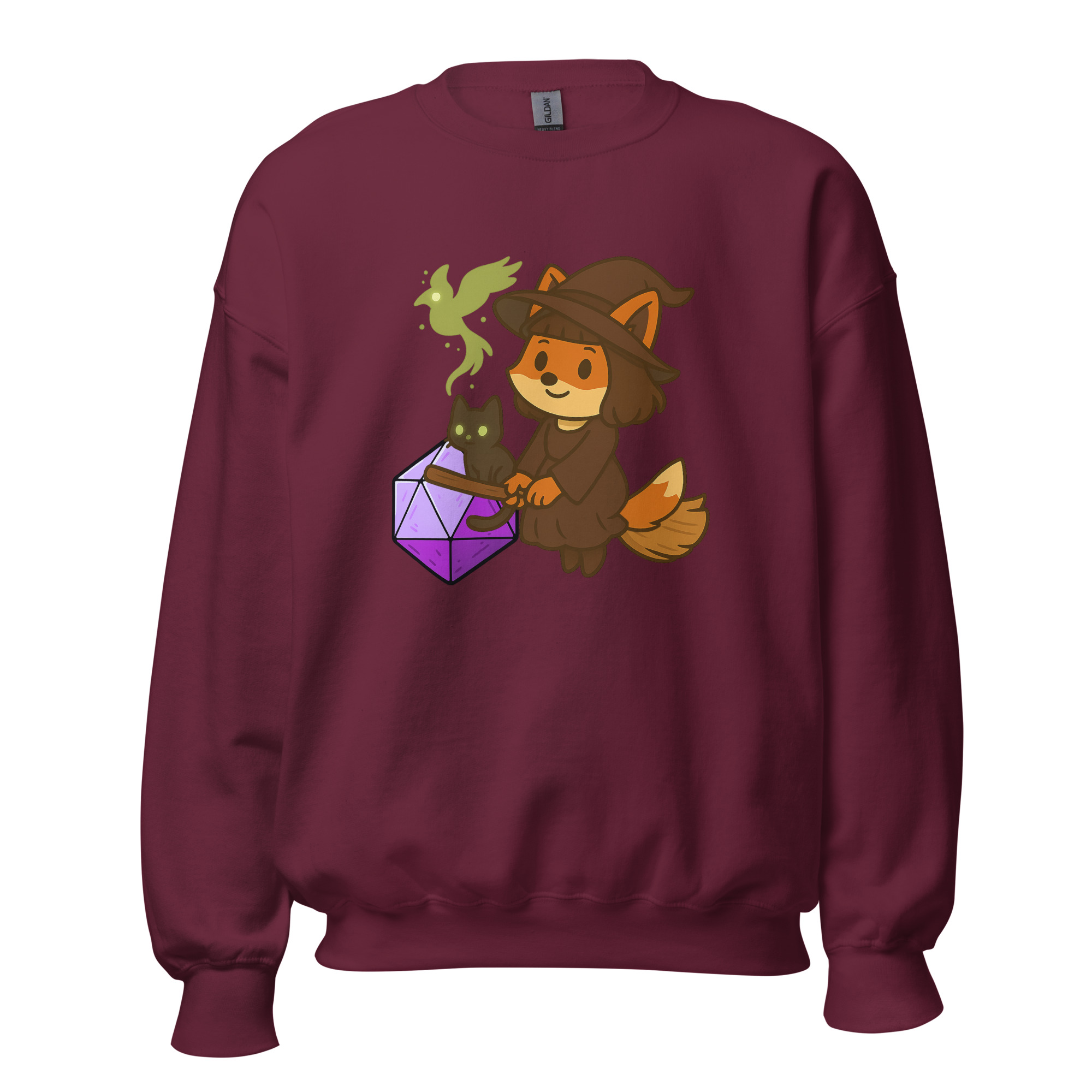 Dicefox Witch - DTF-Unisex-Pullover – Bild 10