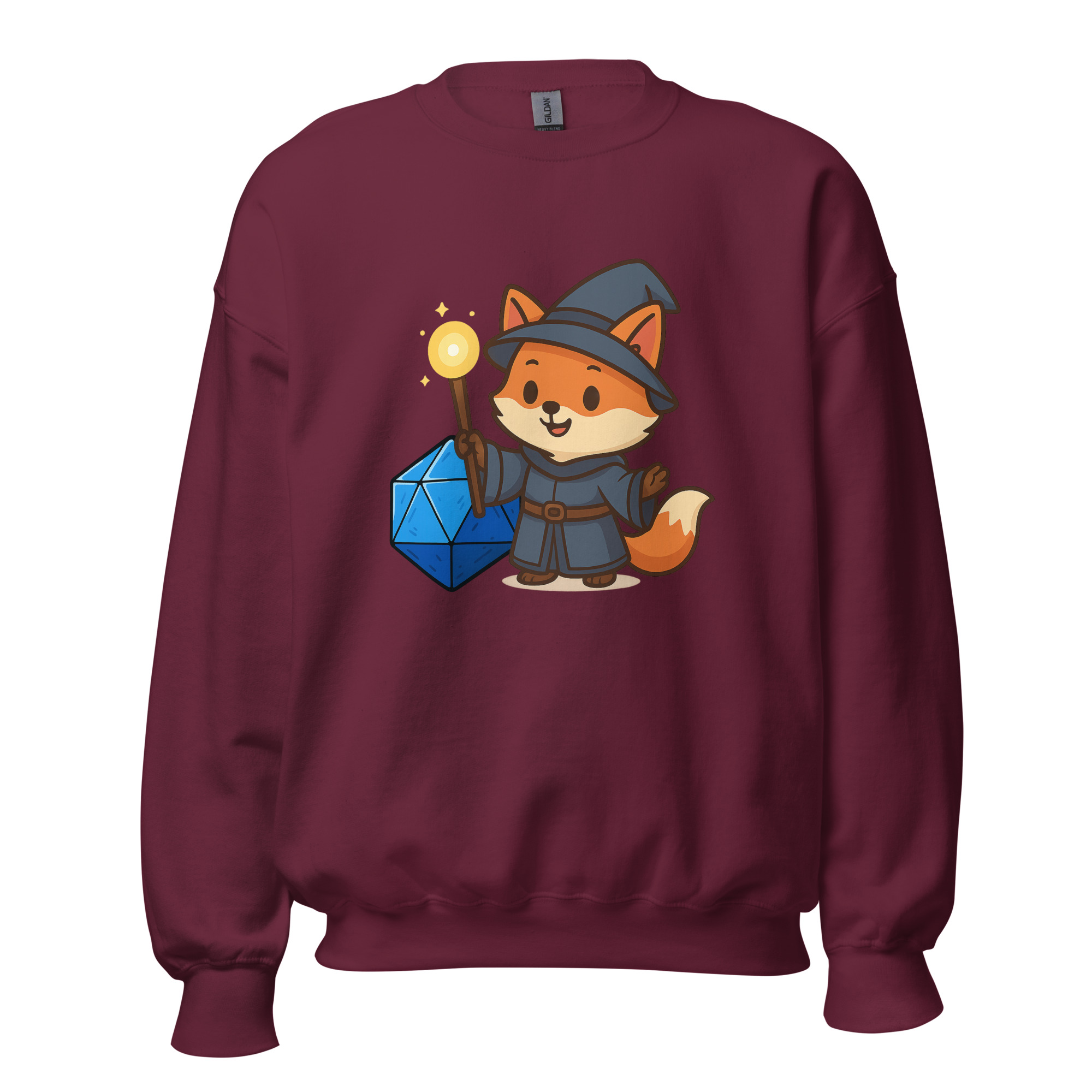 Dicefox Wizard - DTF-Unisex-Pullover – Bild 10