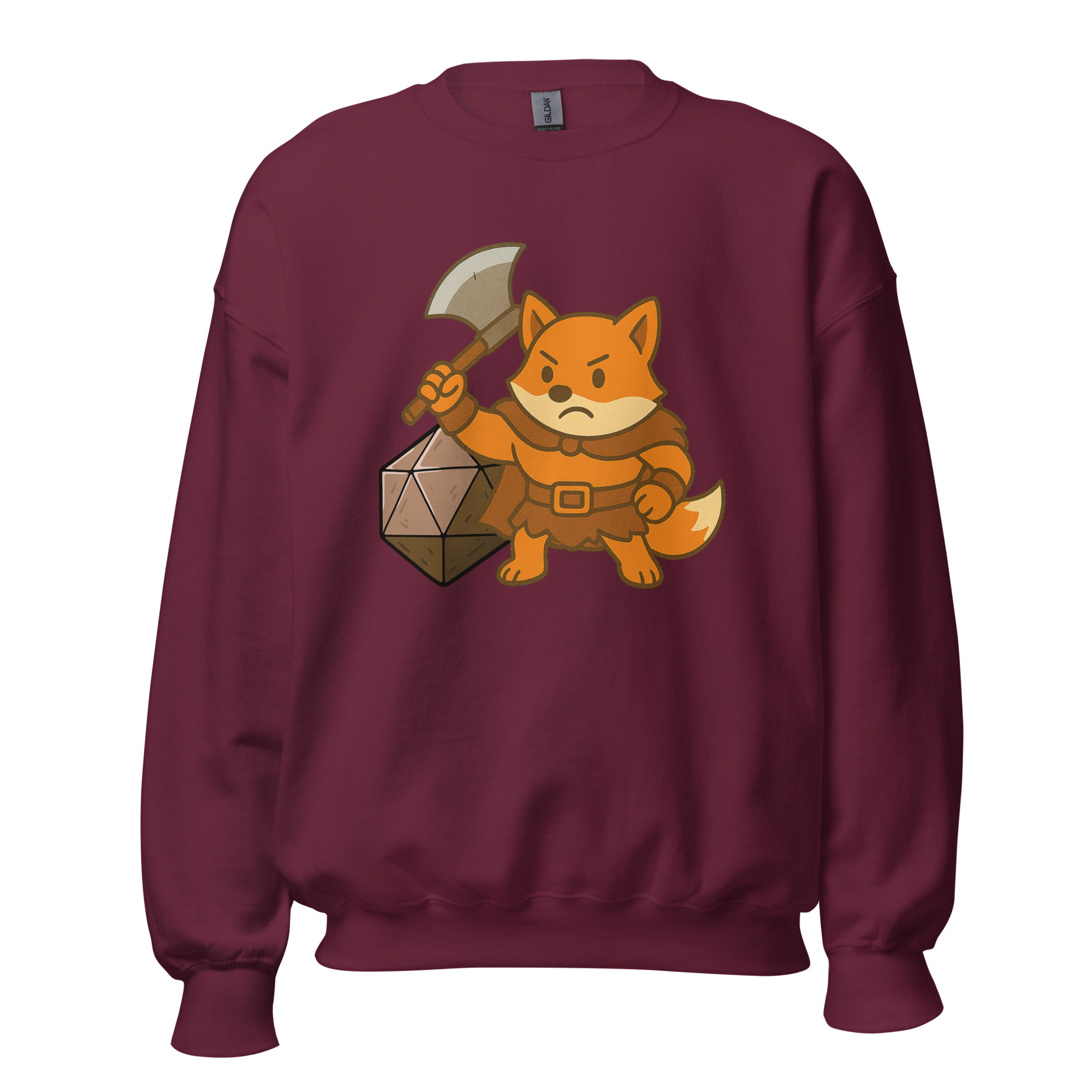 Dicefox Barbarian - DTF-Unisex-Pullover – Bild 10