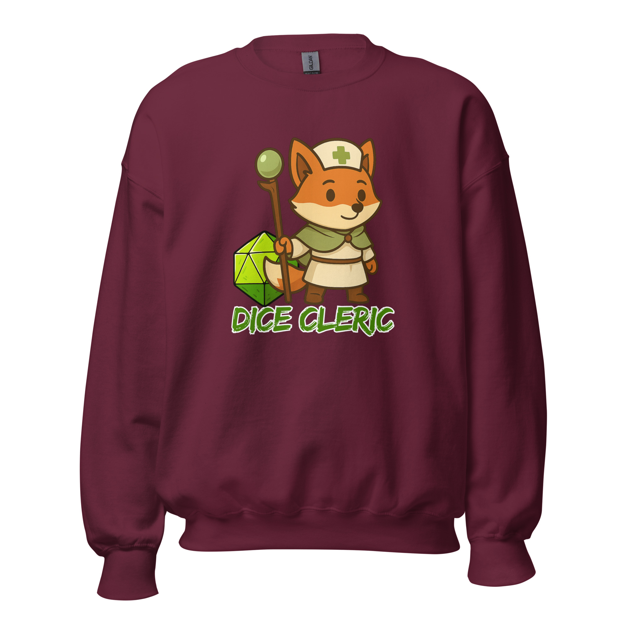 Dice Cleric - DTF-Unisex-Pullover – Bild 10