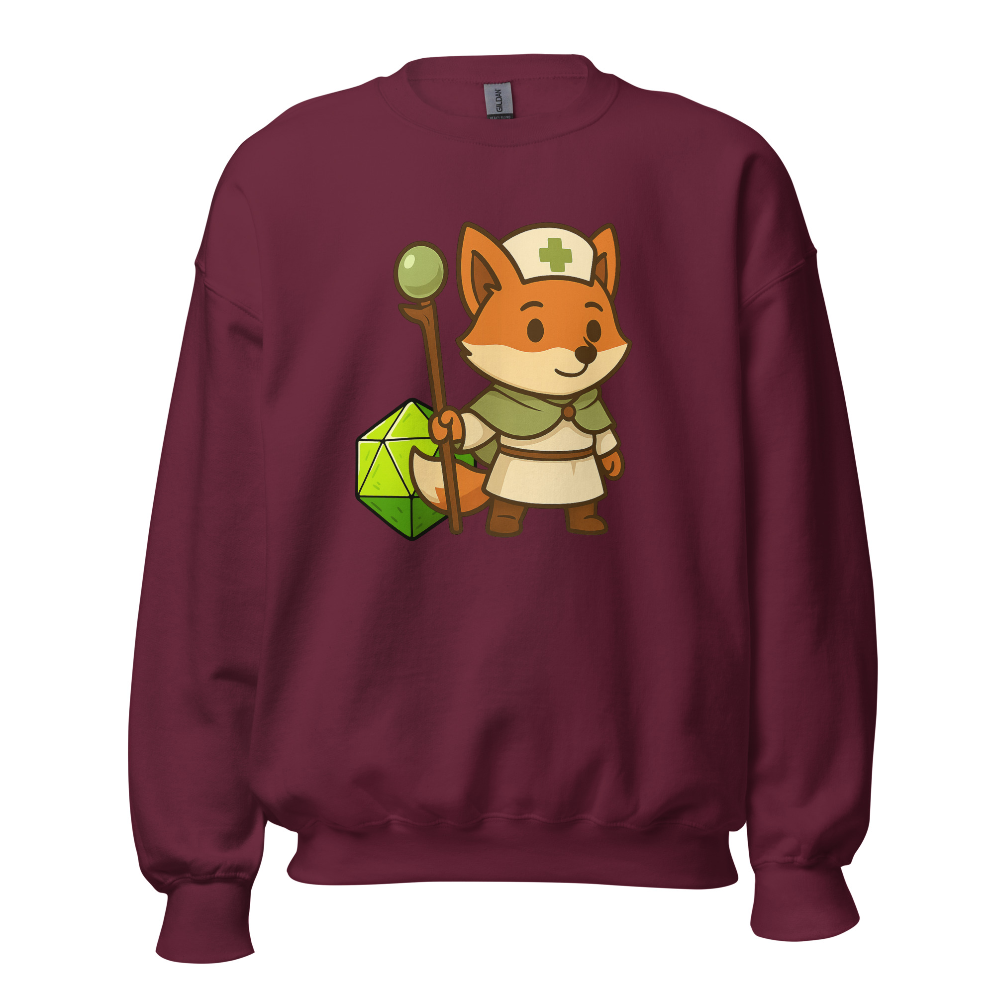 Dicefox Cleric - DTF-Unisex-Pullover – Bild 10