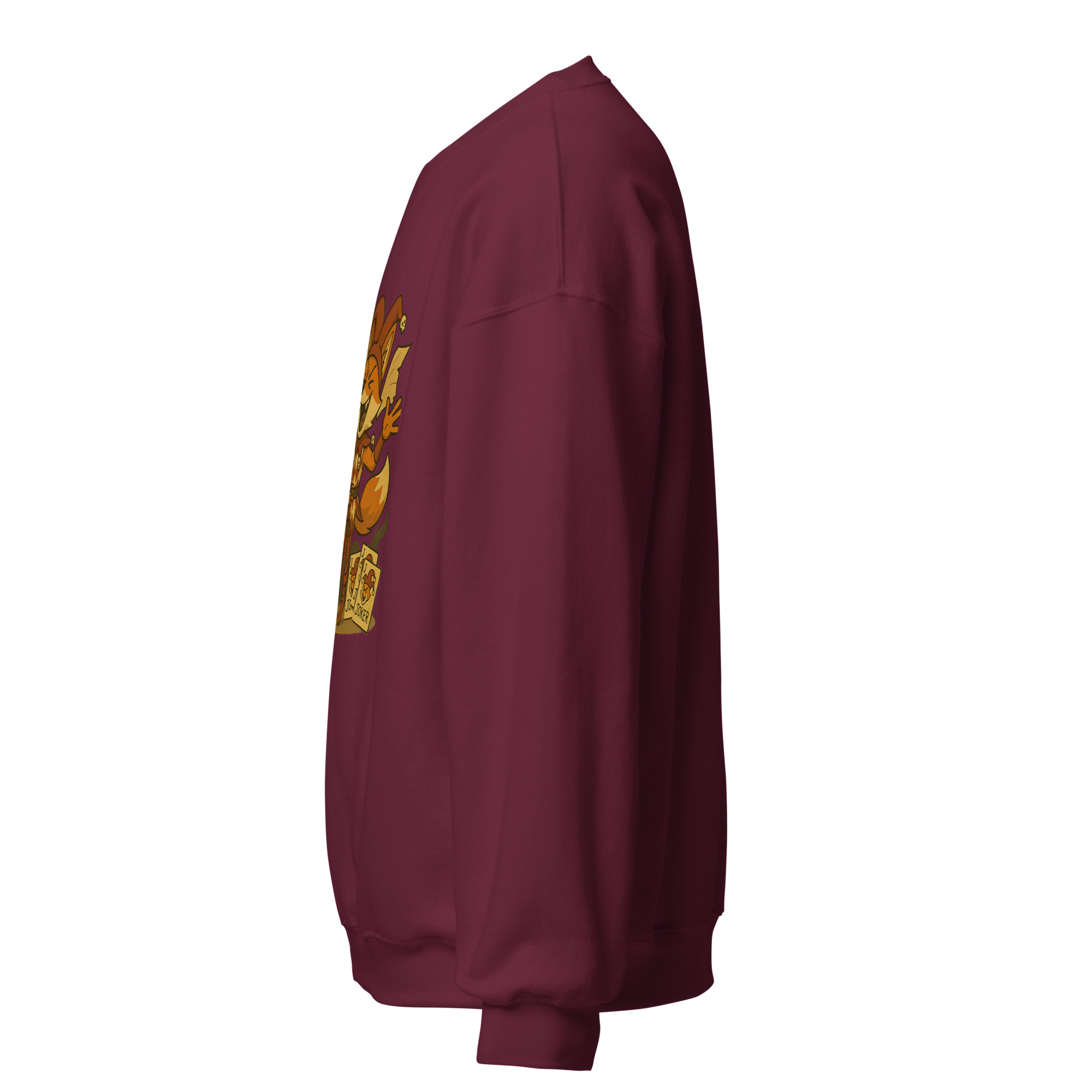 Dicefox Jester - DTF-Unisex-Pullover – Bild 12