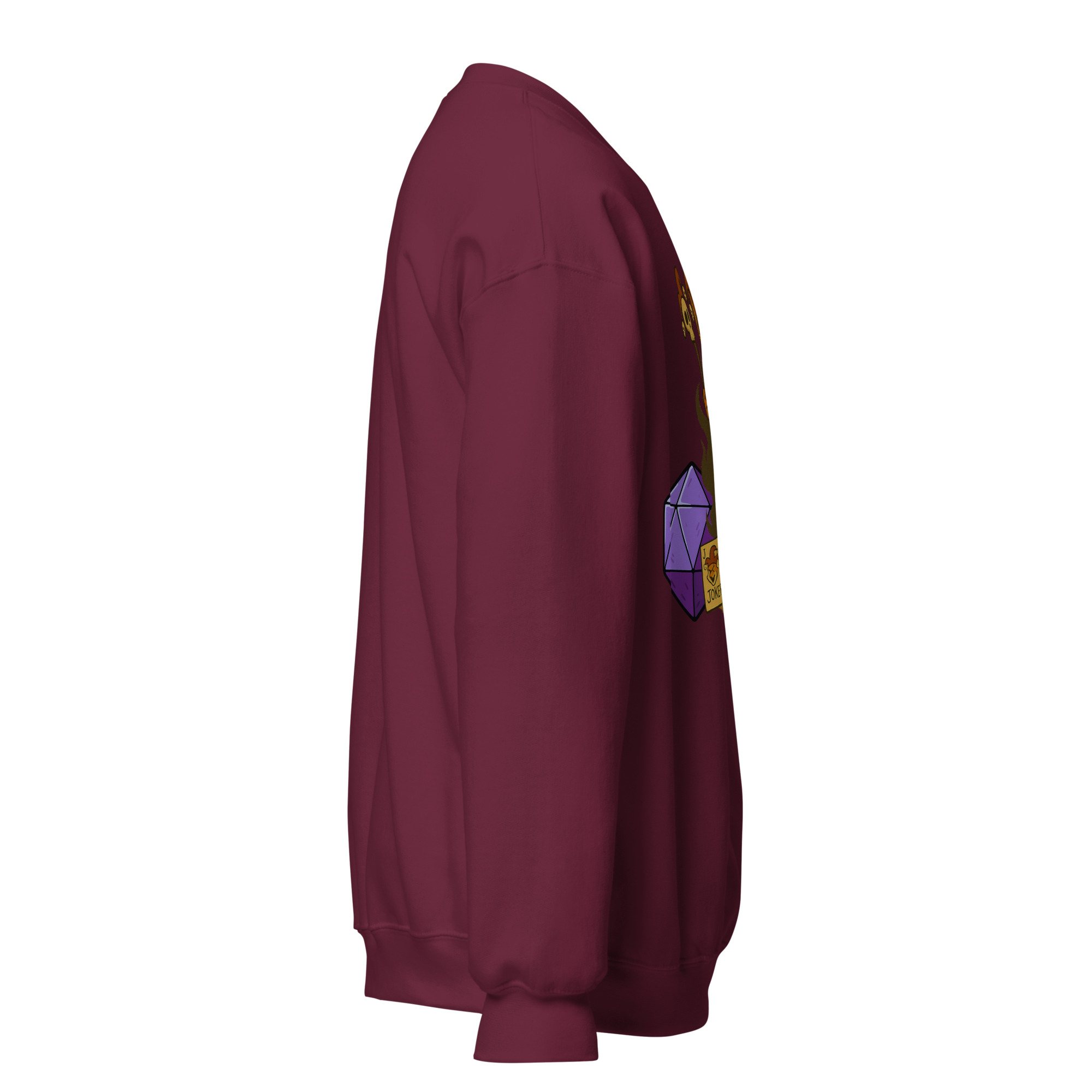 Dicefox Jester - DTF-Unisex-Pullover – Bild 13