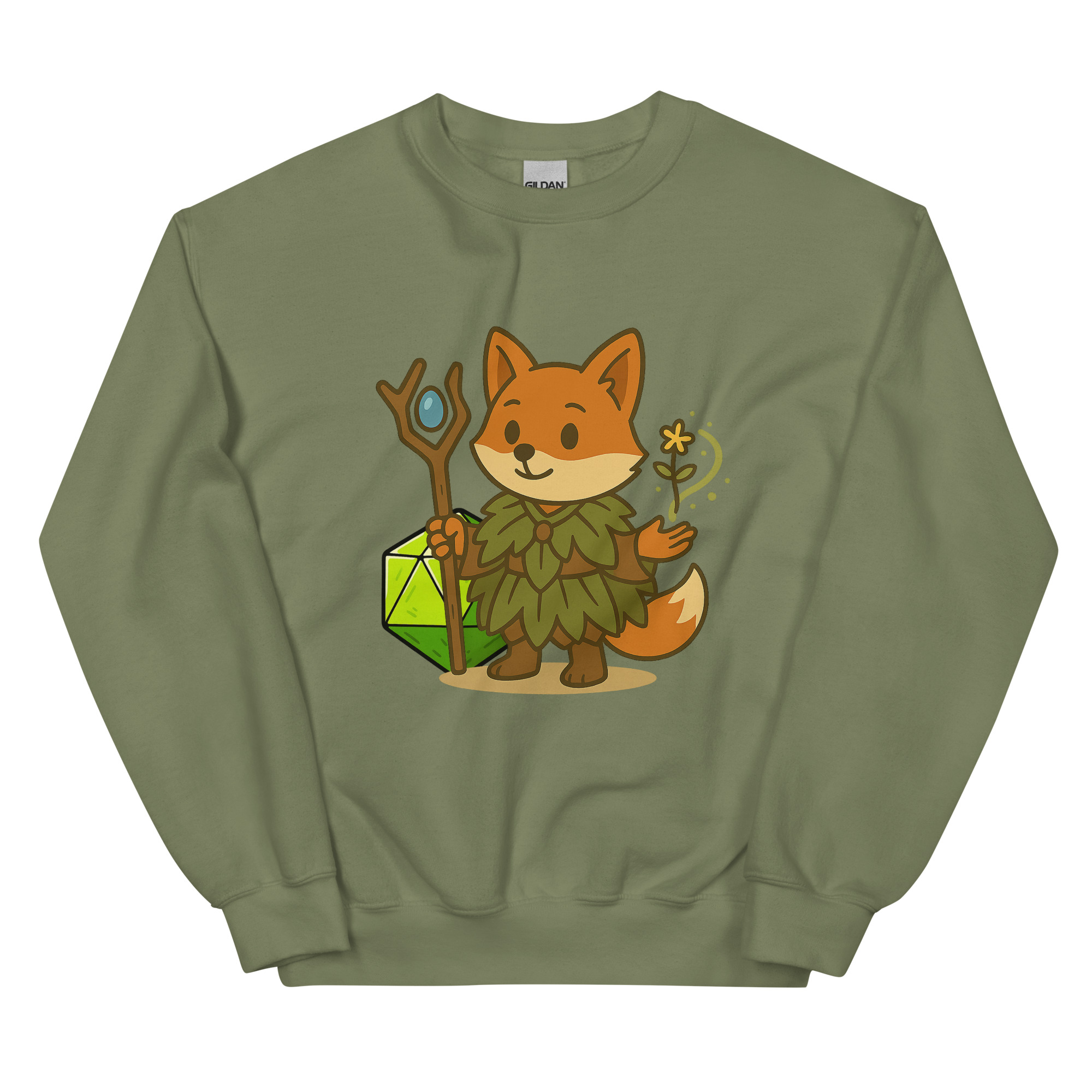 Dicefox Druid - DTF-Unisex-Pullover – Bild 19