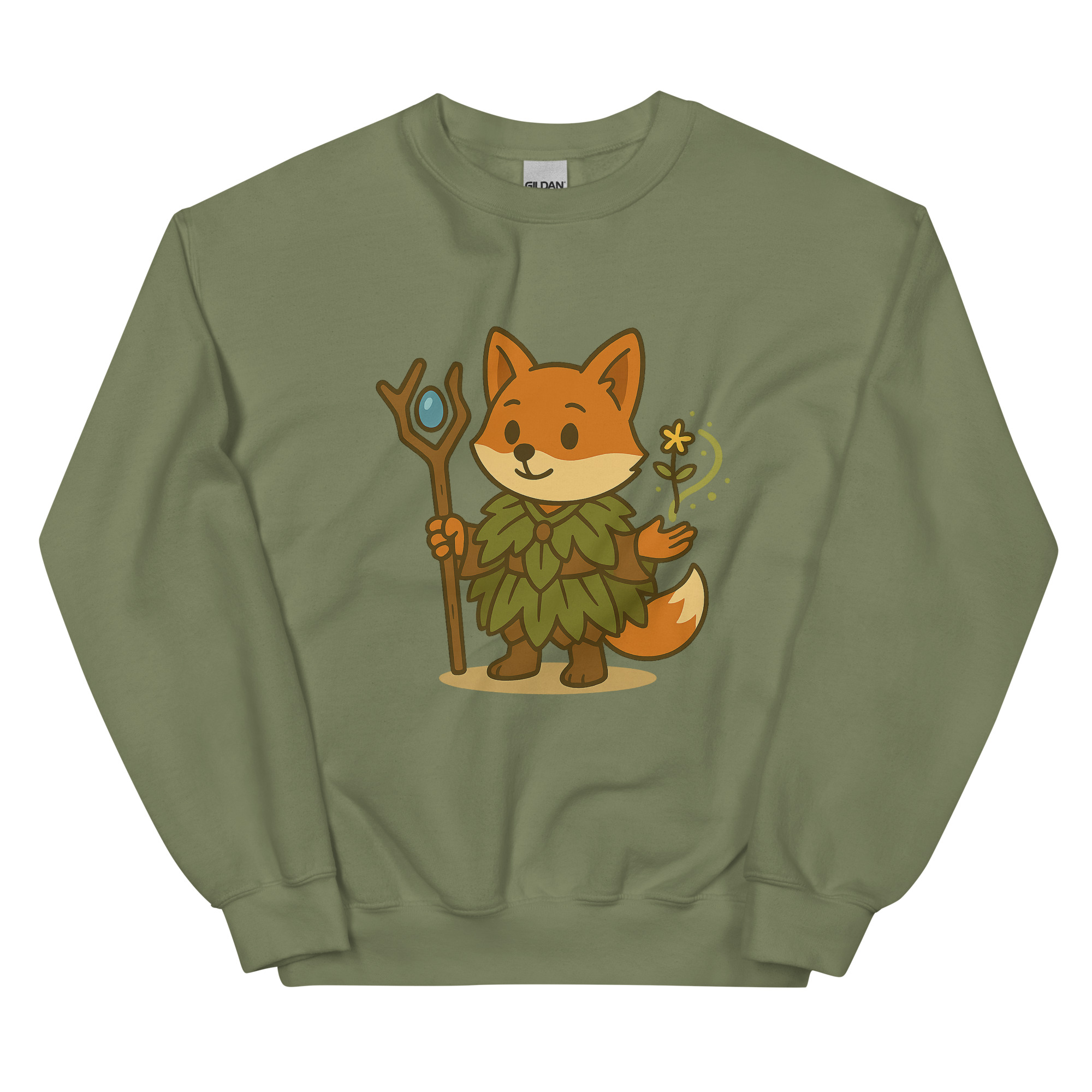 Fox Druid - DTF-Unisex-Pullover – Bild 19