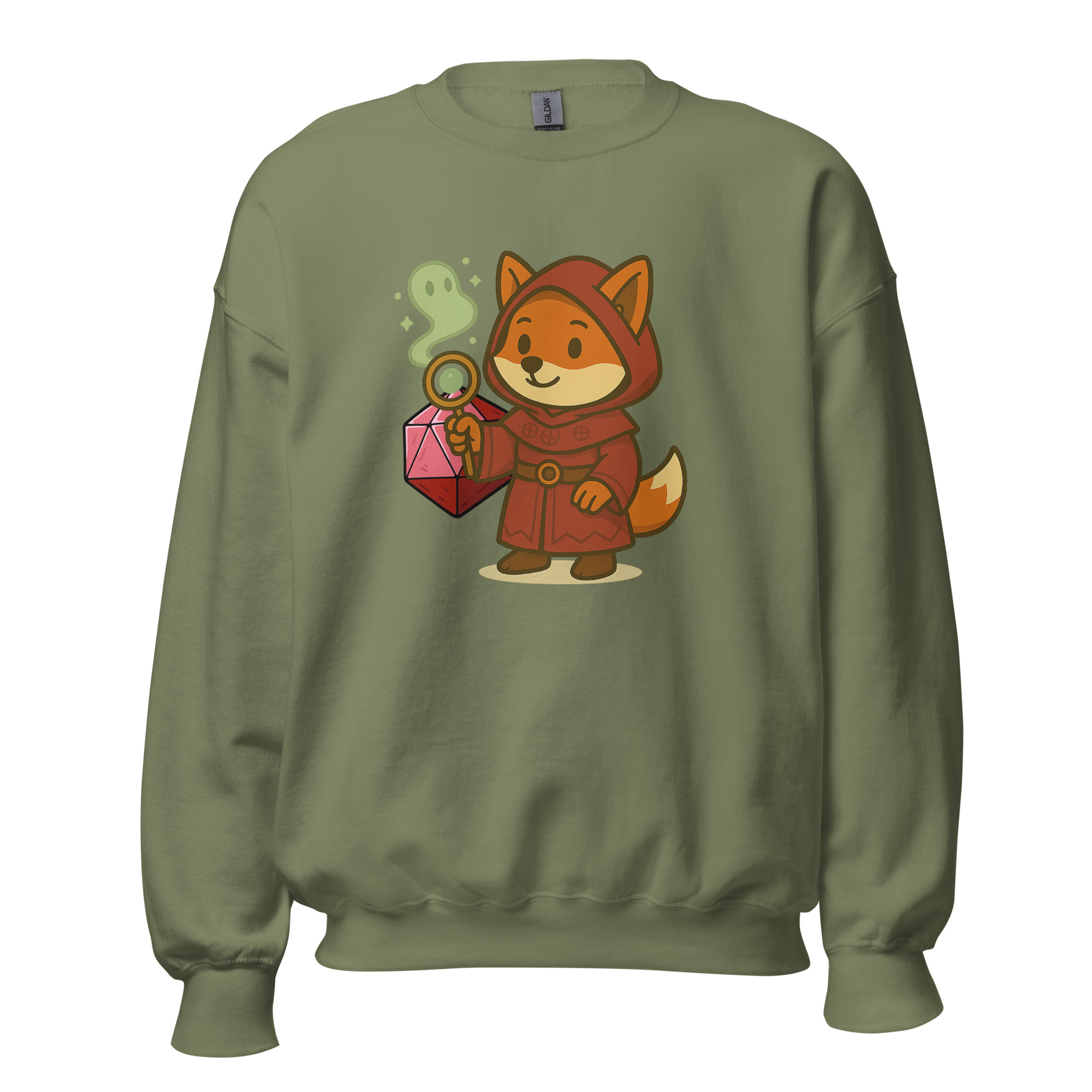 Dicefox Sorcerer - DTF-Unisex-Pullover – Bild 37