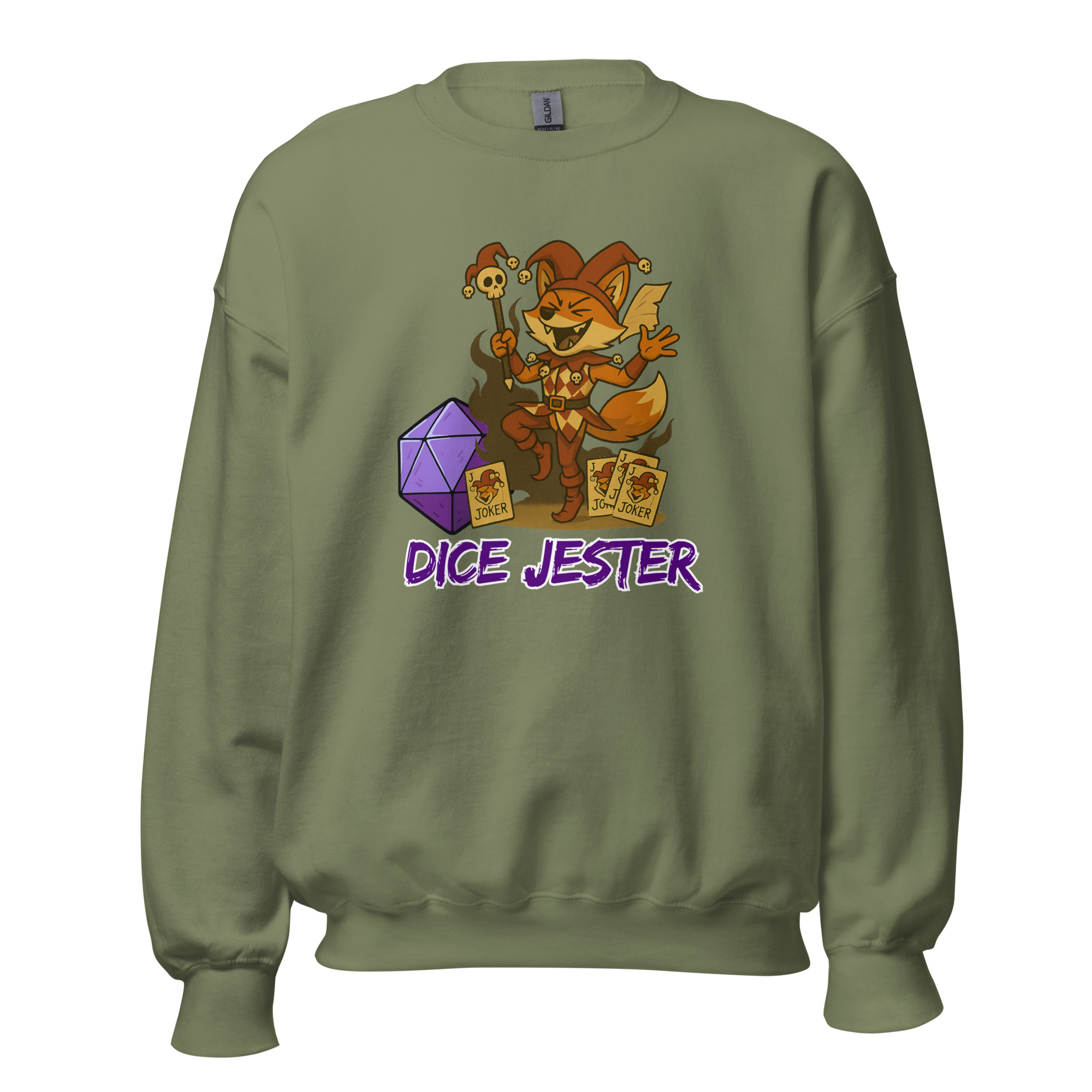 Dice Jester - DTF-Unisex-Pullover – Bild 37