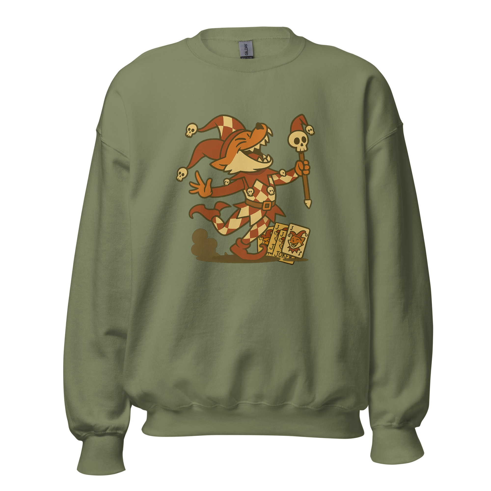 Fox Trickser - DTF-Unisex-Pullover – Bild 37
