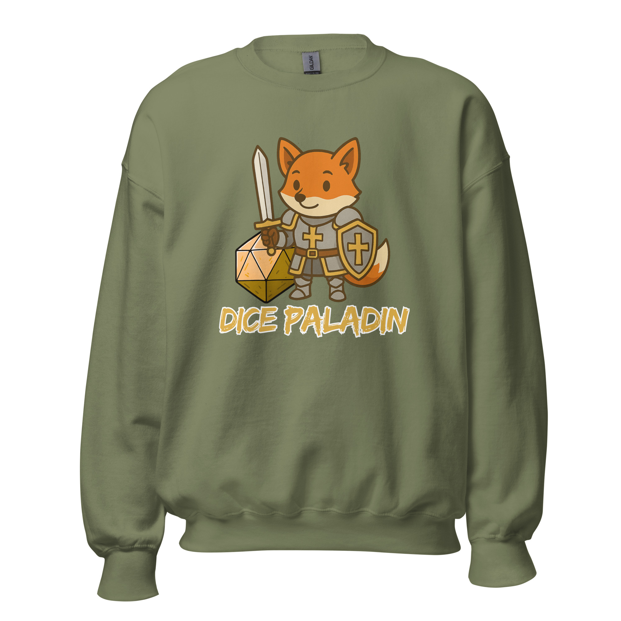 Dice Paladin - DTF-Unisex-Pullover – Bild 37