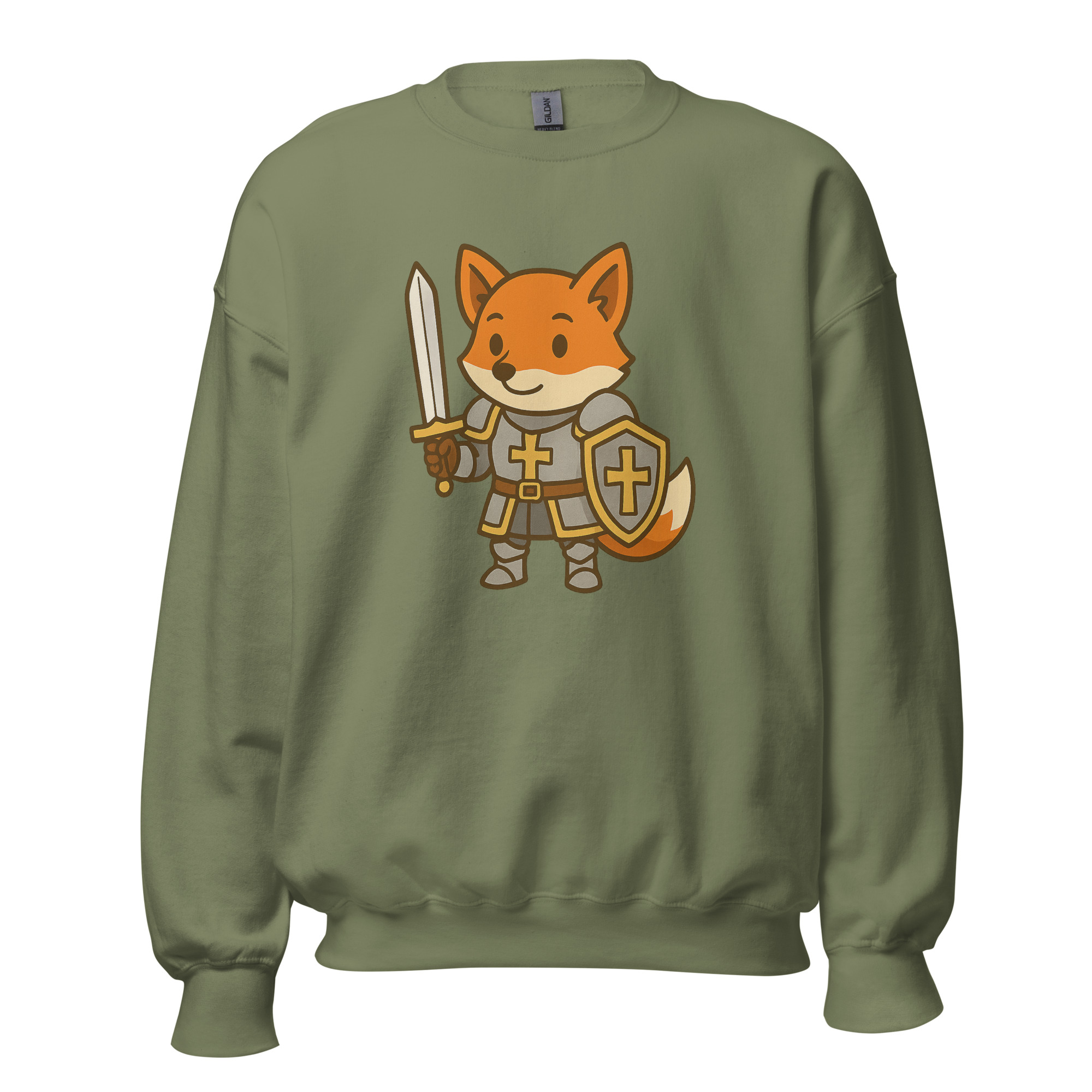 Fox Paladin - DTF-Unisex-Pullover – Bild 37