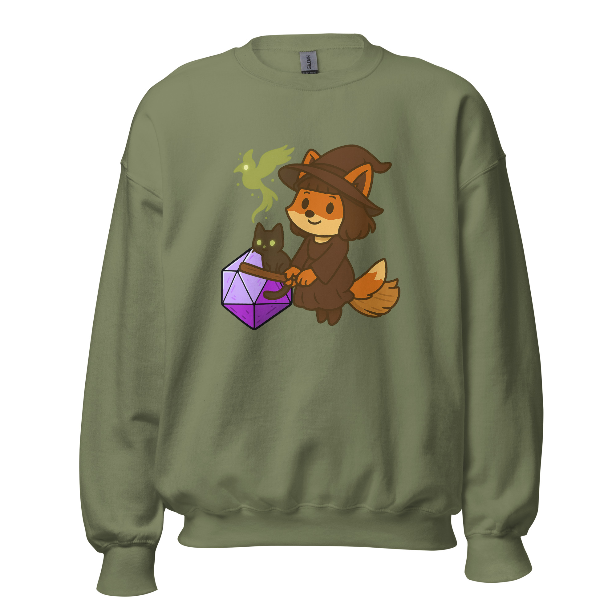Dicefox Witch - DTF-Unisex-Pullover – Bild 37