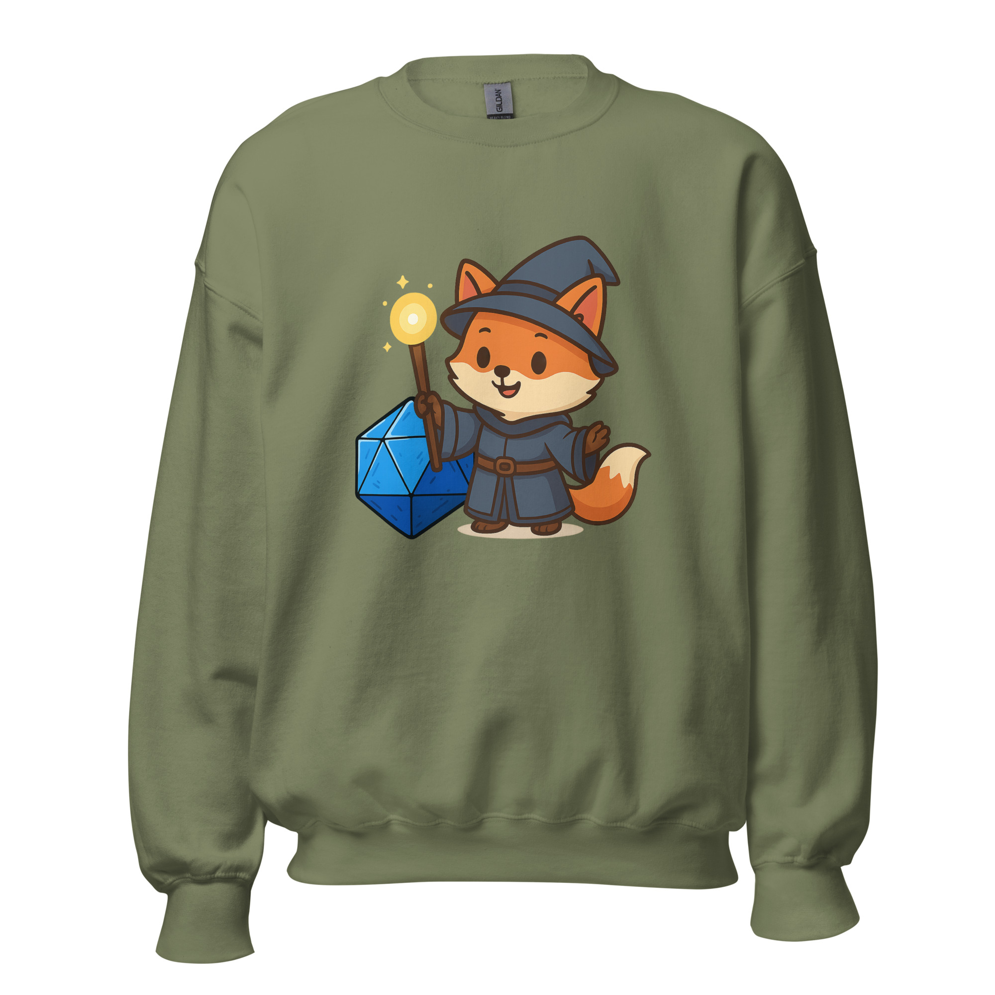 Dicefox Wizard - DTF-Unisex-Pullover – Bild 37