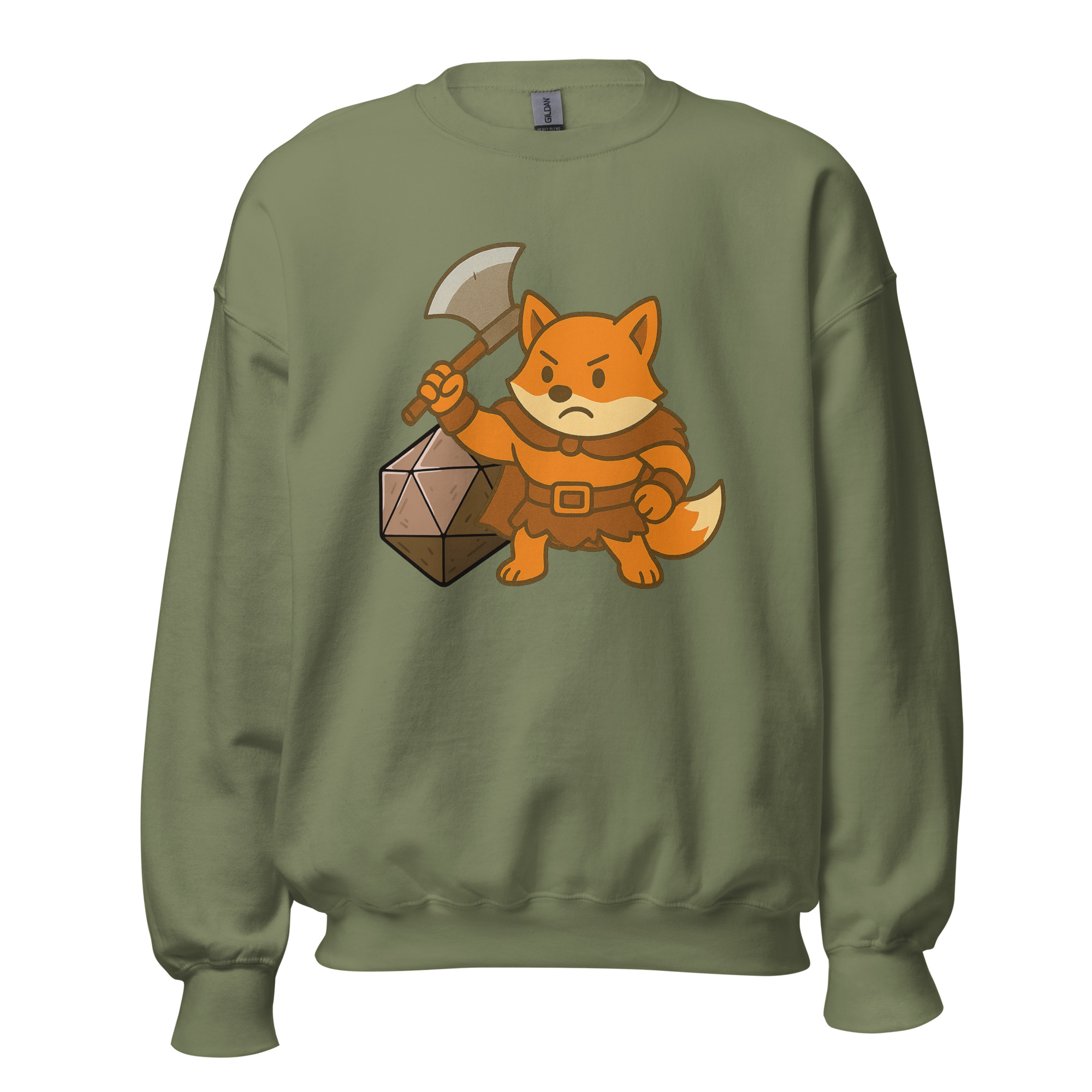 Dicefox Barbarian - DTF-Unisex-Pullover – Bild 37