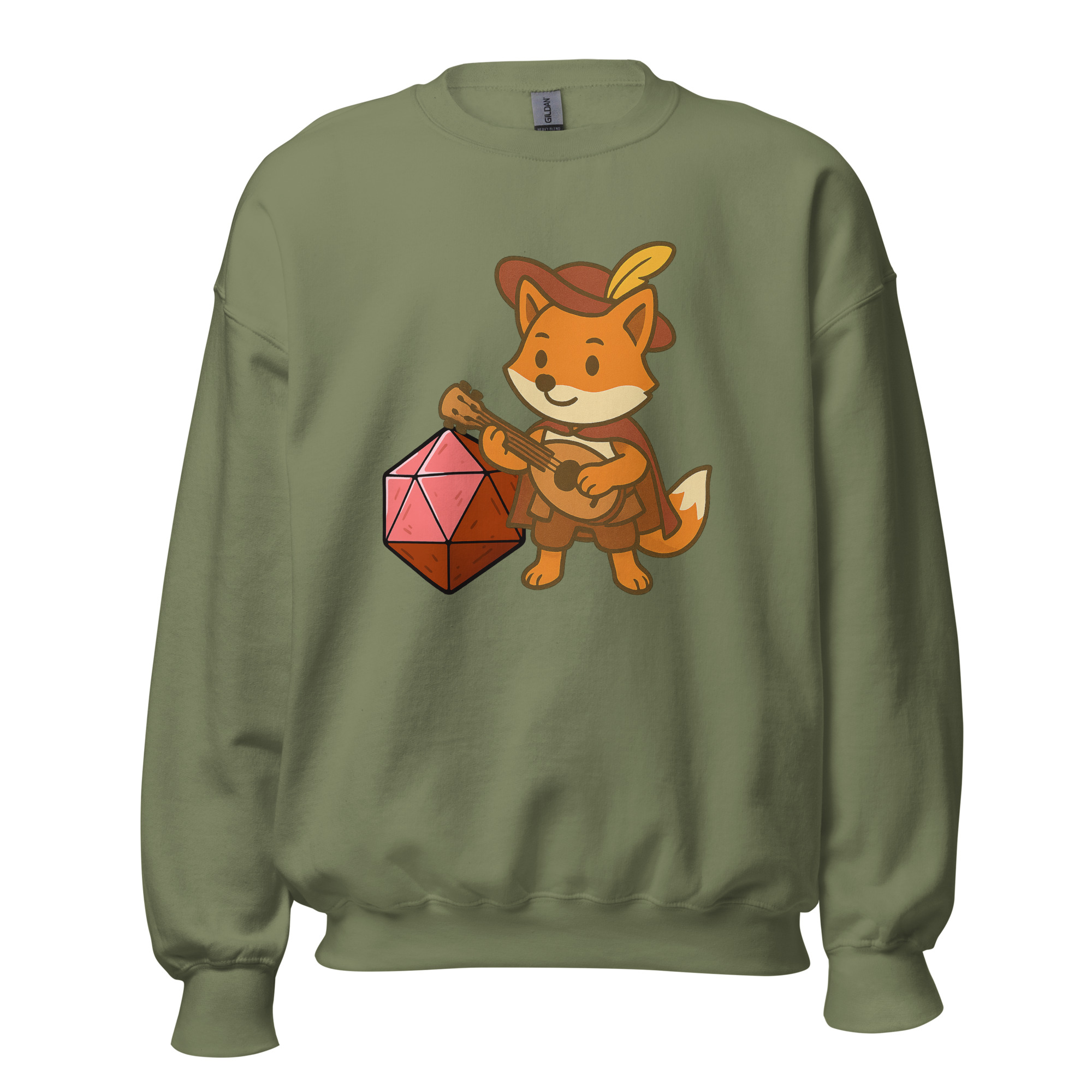 Dicefox Bard - DTF-Unisex-Pullover – Bild 37