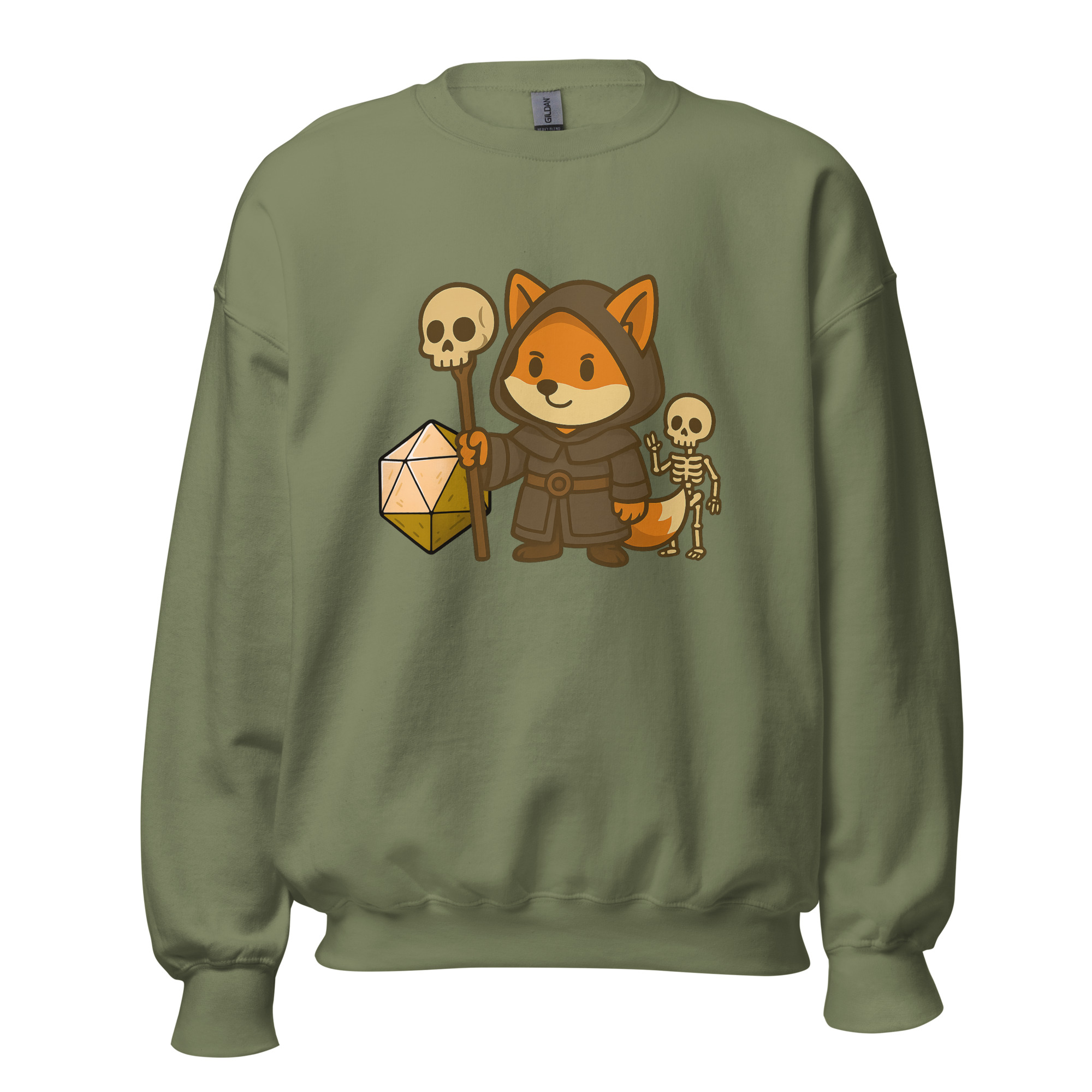 Dicefox Necromancer - DTF-Unisex-Pullover – Bild 37