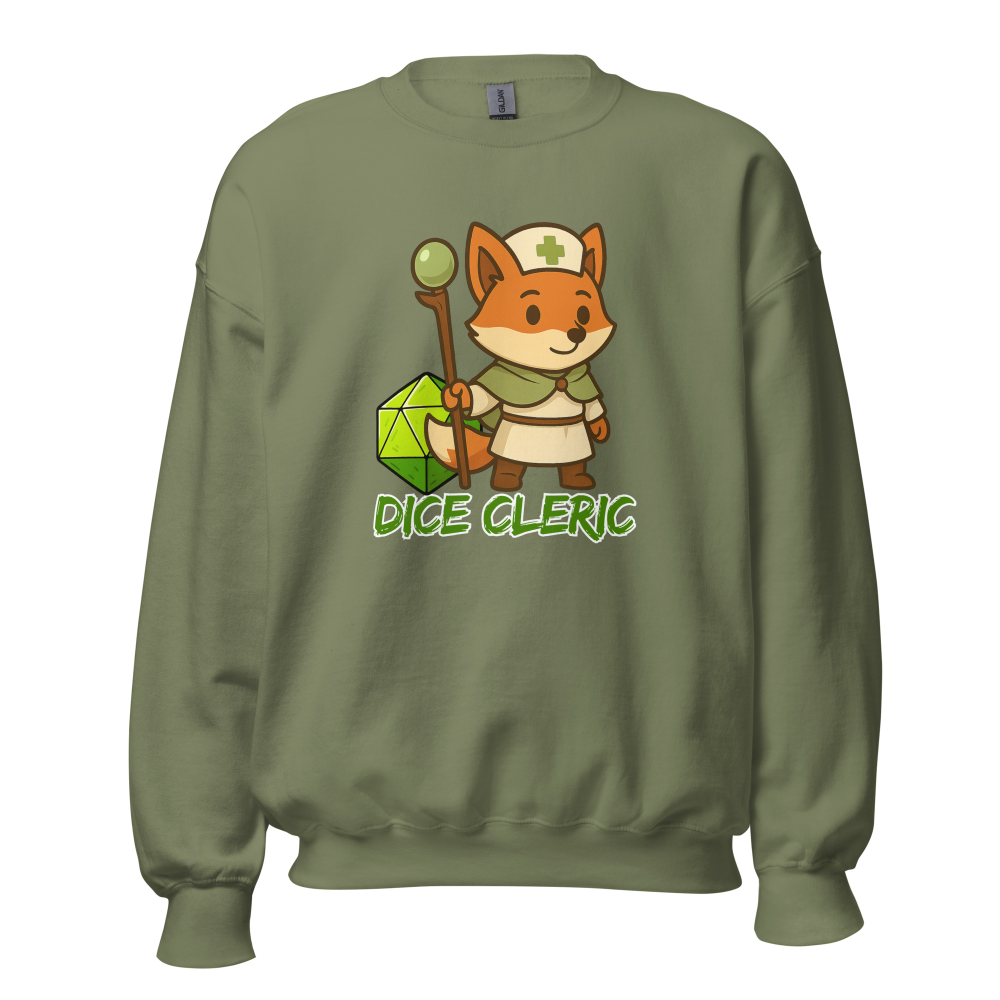 Dice Cleric - DTF-Unisex-Pullover – Bild 37
