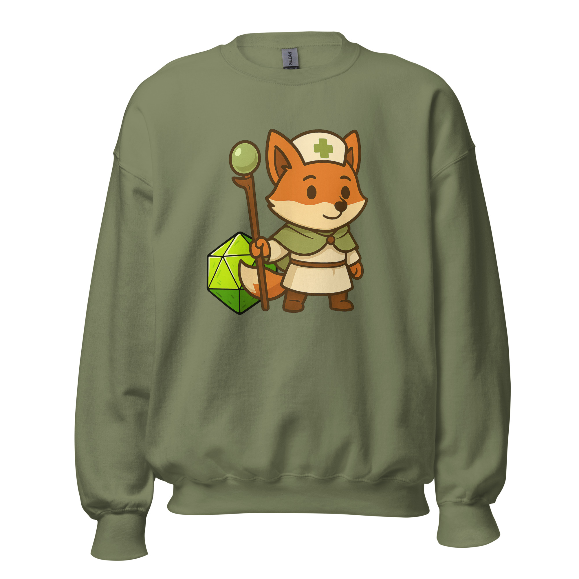 Dicefox Cleric - DTF-Unisex-Pullover – Bild 37