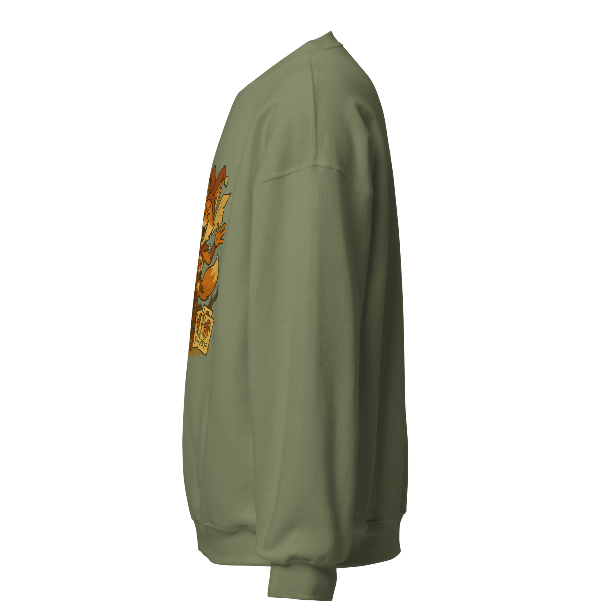 Dicefox Jester - DTF-Unisex-Pullover – Bild 39