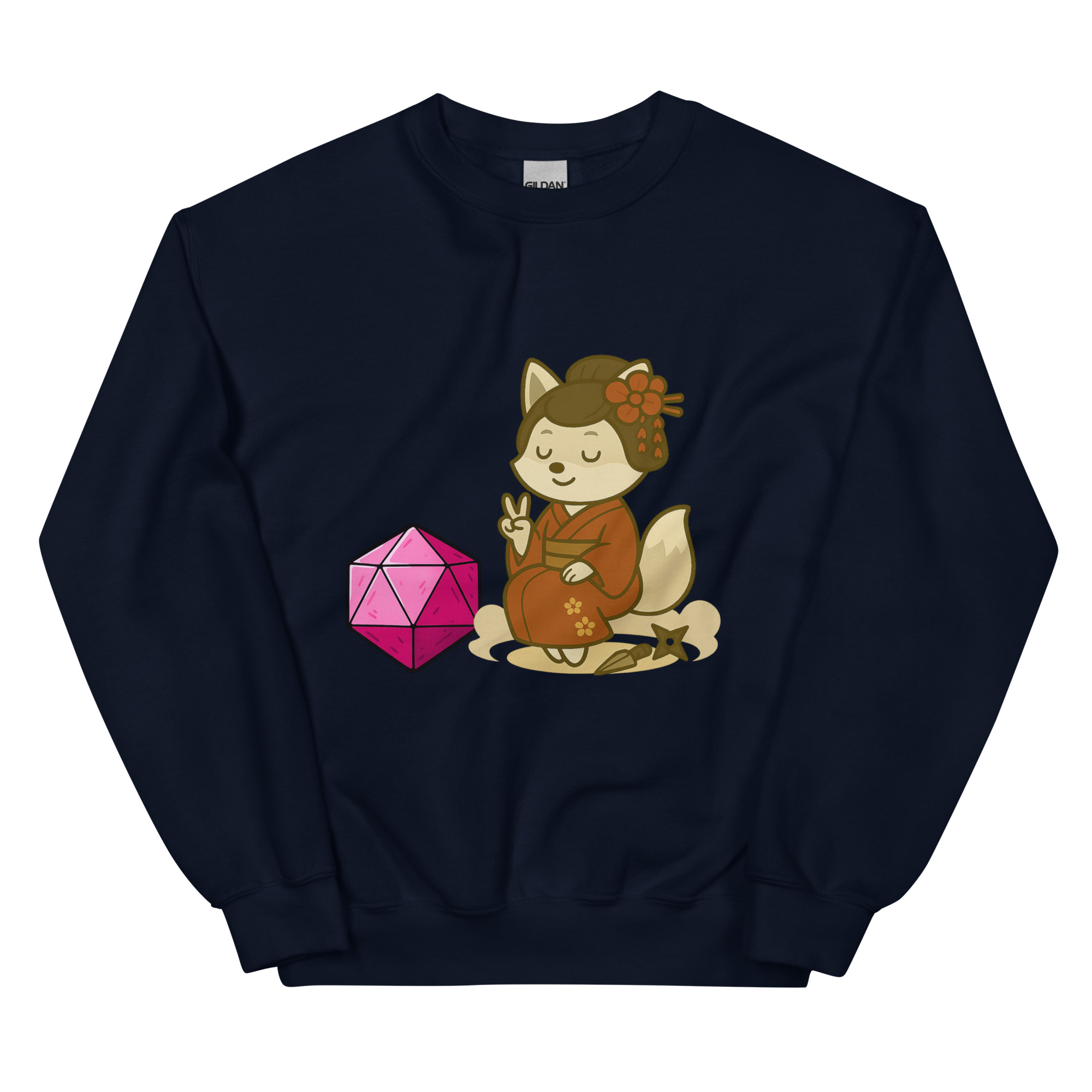 Dicefox Konoishi - DTF-Unisex-Pullover – Bild 3