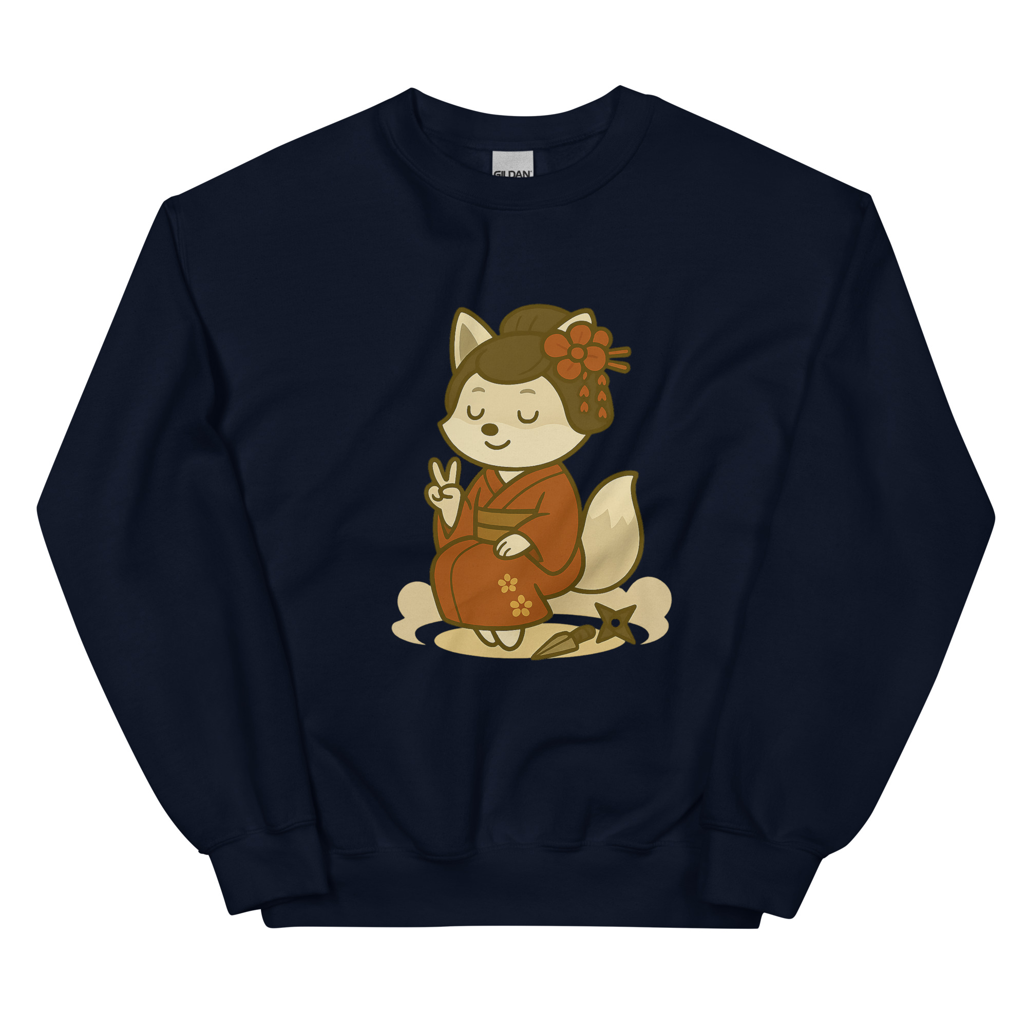 Fox Kunoishi - DTF-Unisex-Pullover – Bild 3