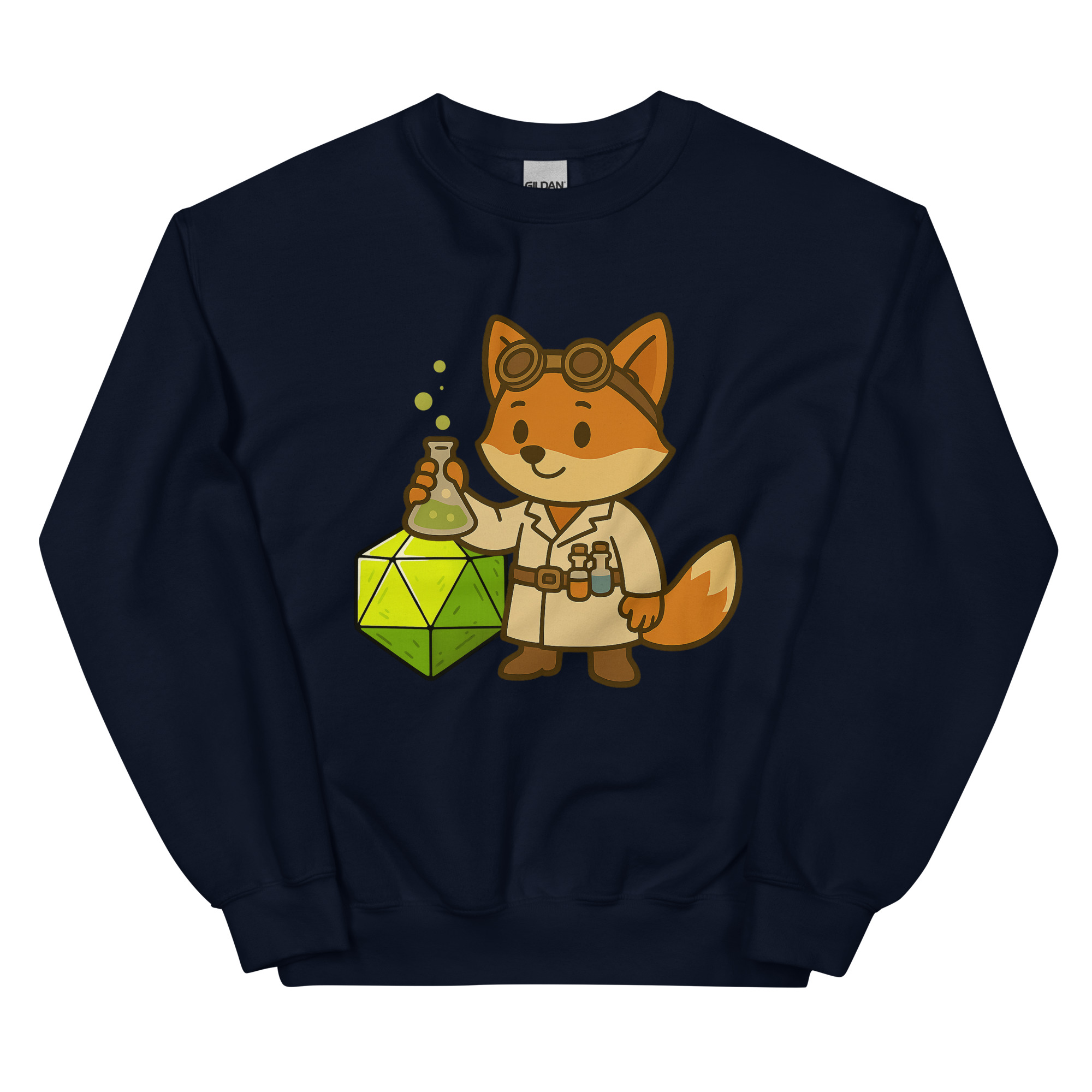 Dicefox Alchemist - DTF-Unisex-Pullover – Bild 3