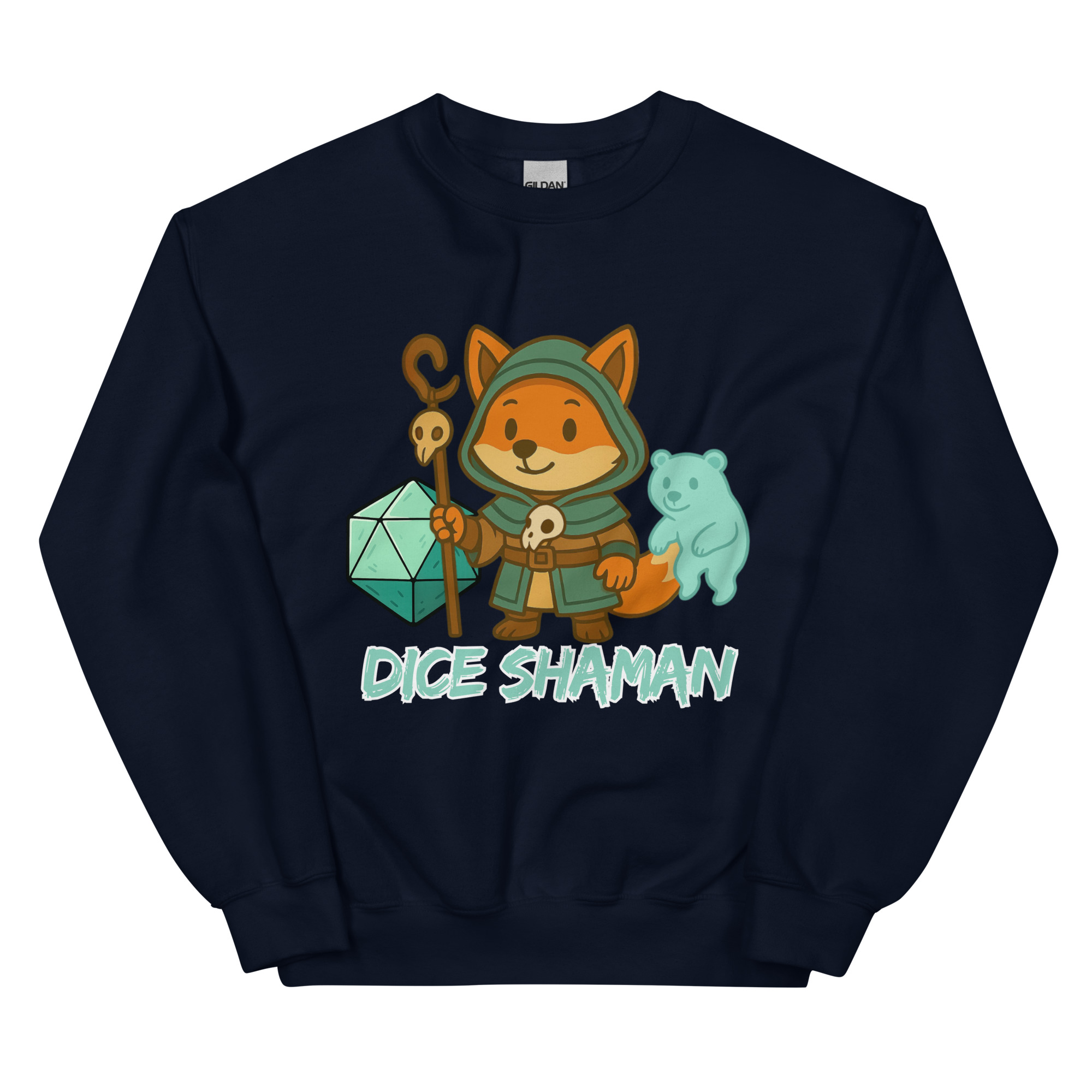 Dice Shaman - DTF-Unisex-Pullover – Bild 3