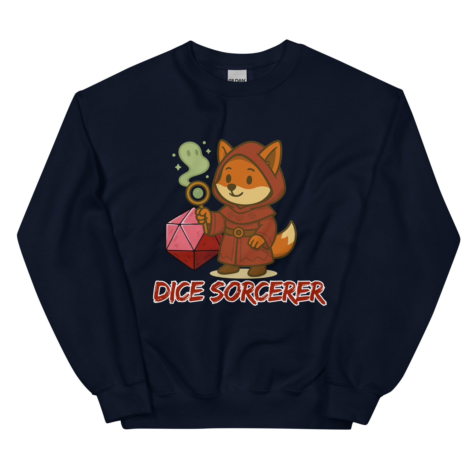 Dice Sorcerer - DTF-Unisex-Pullover – Bild 4