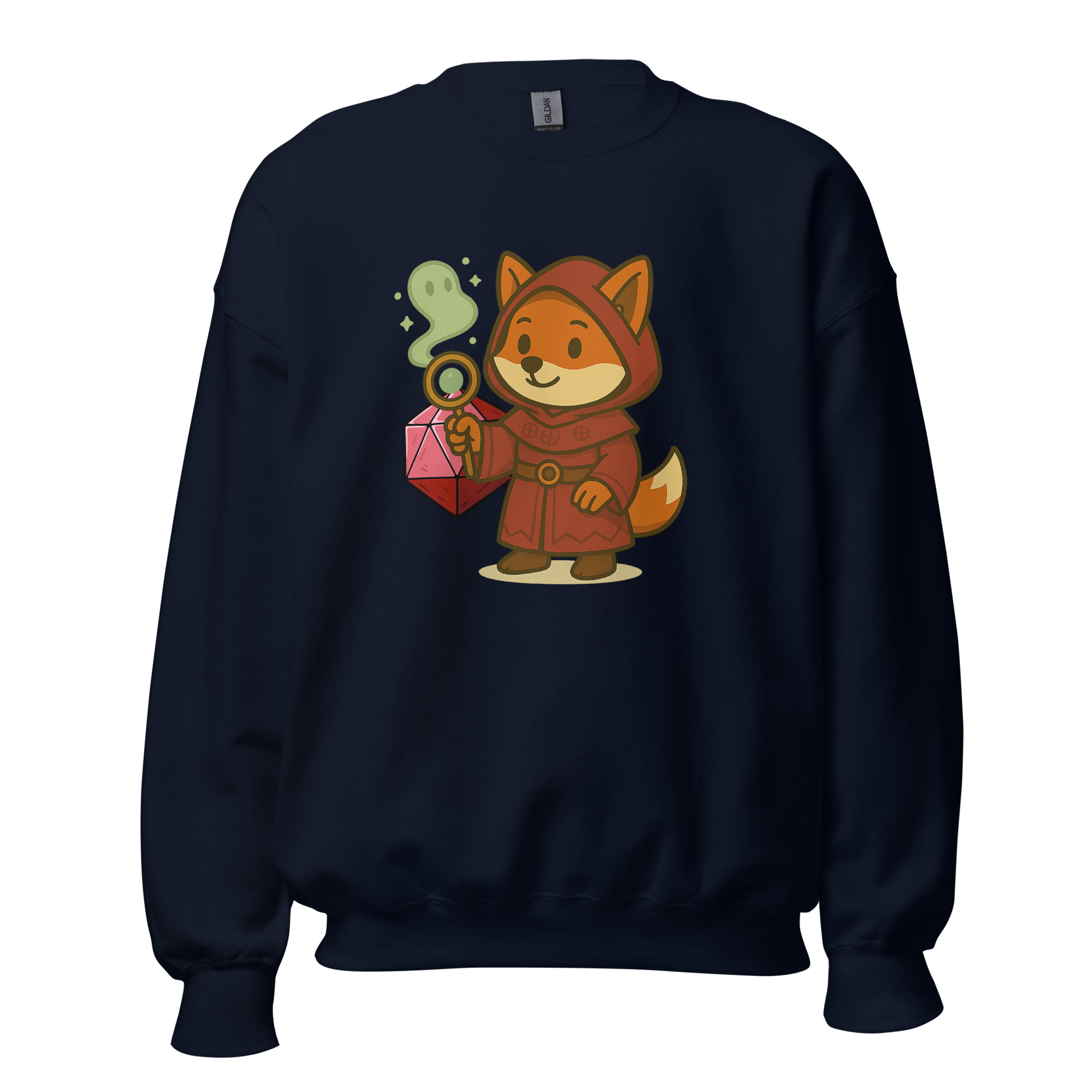 Dicefox Sorcerer - DTF-Unisex-Pullover – Bild 6