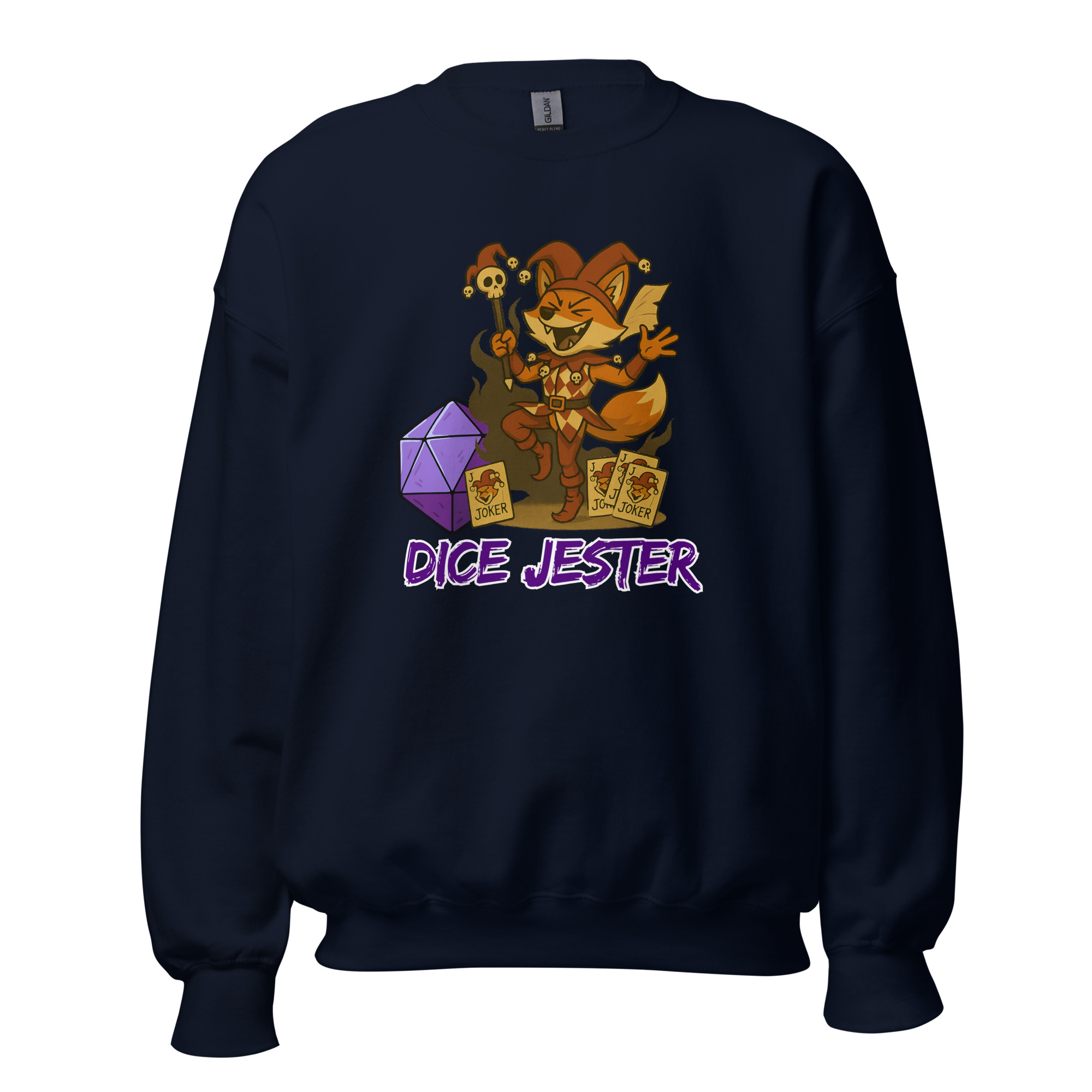 Dice Jester - DTF-Unisex-Pullover – Bild 6