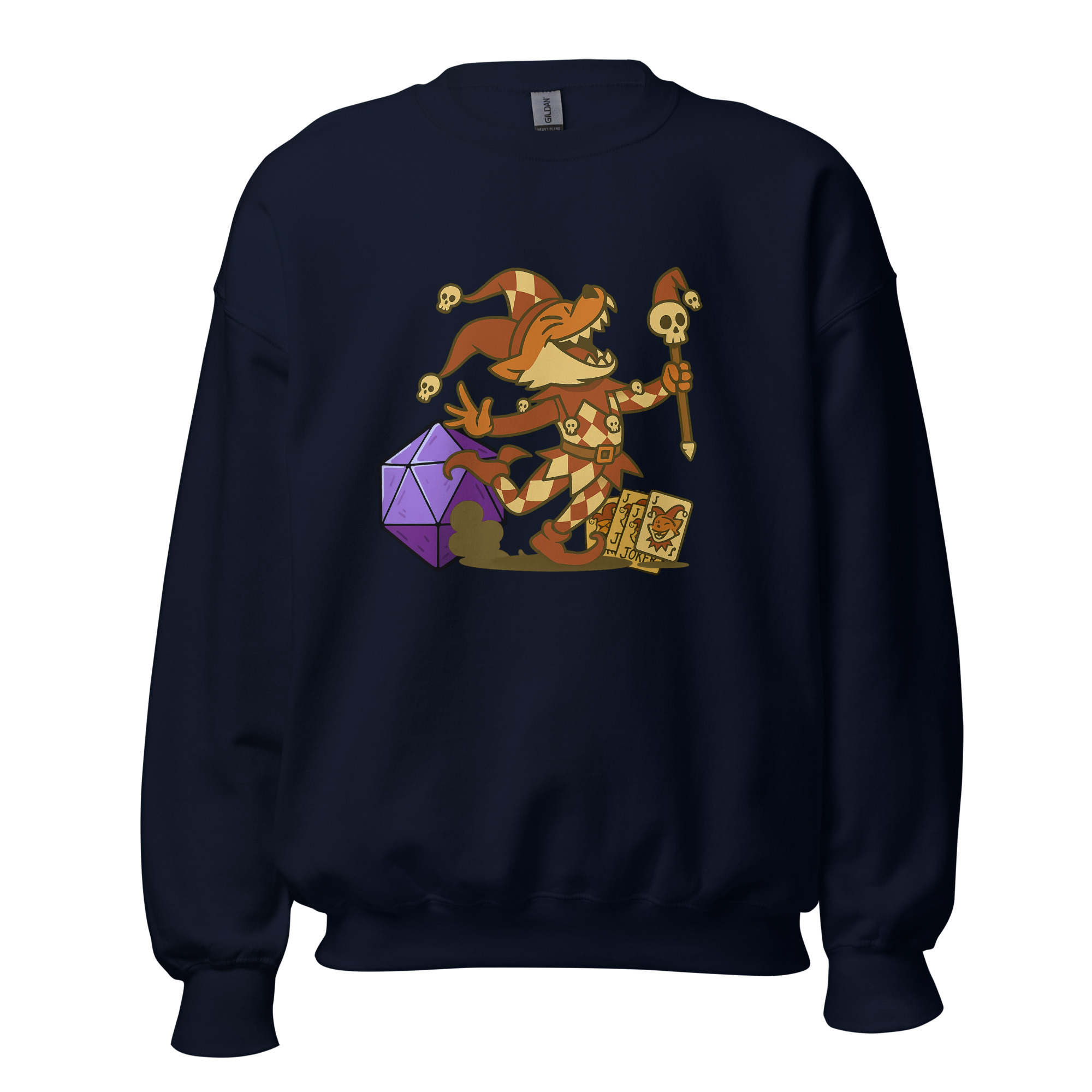 Dicefox Trickser - DTF-Unisex-Pullover – Bild 6