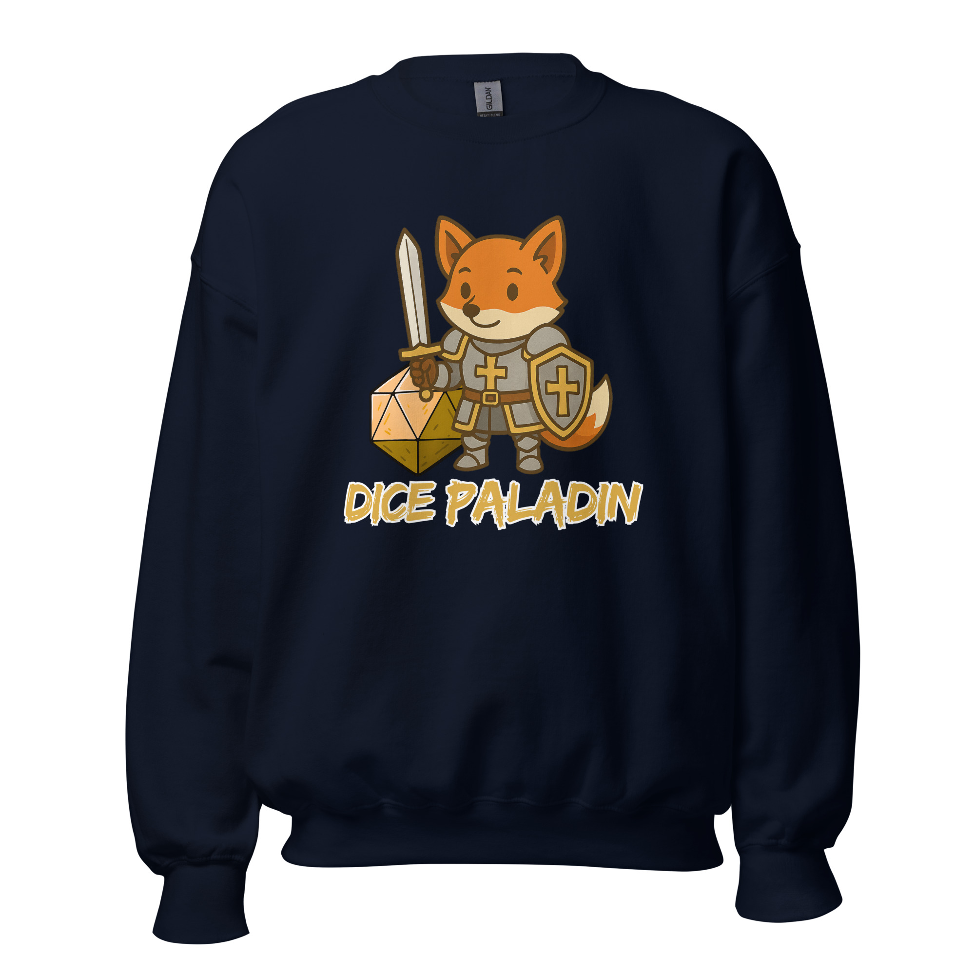 Dice Paladin - DTF-Unisex-Pullover – Bild 6