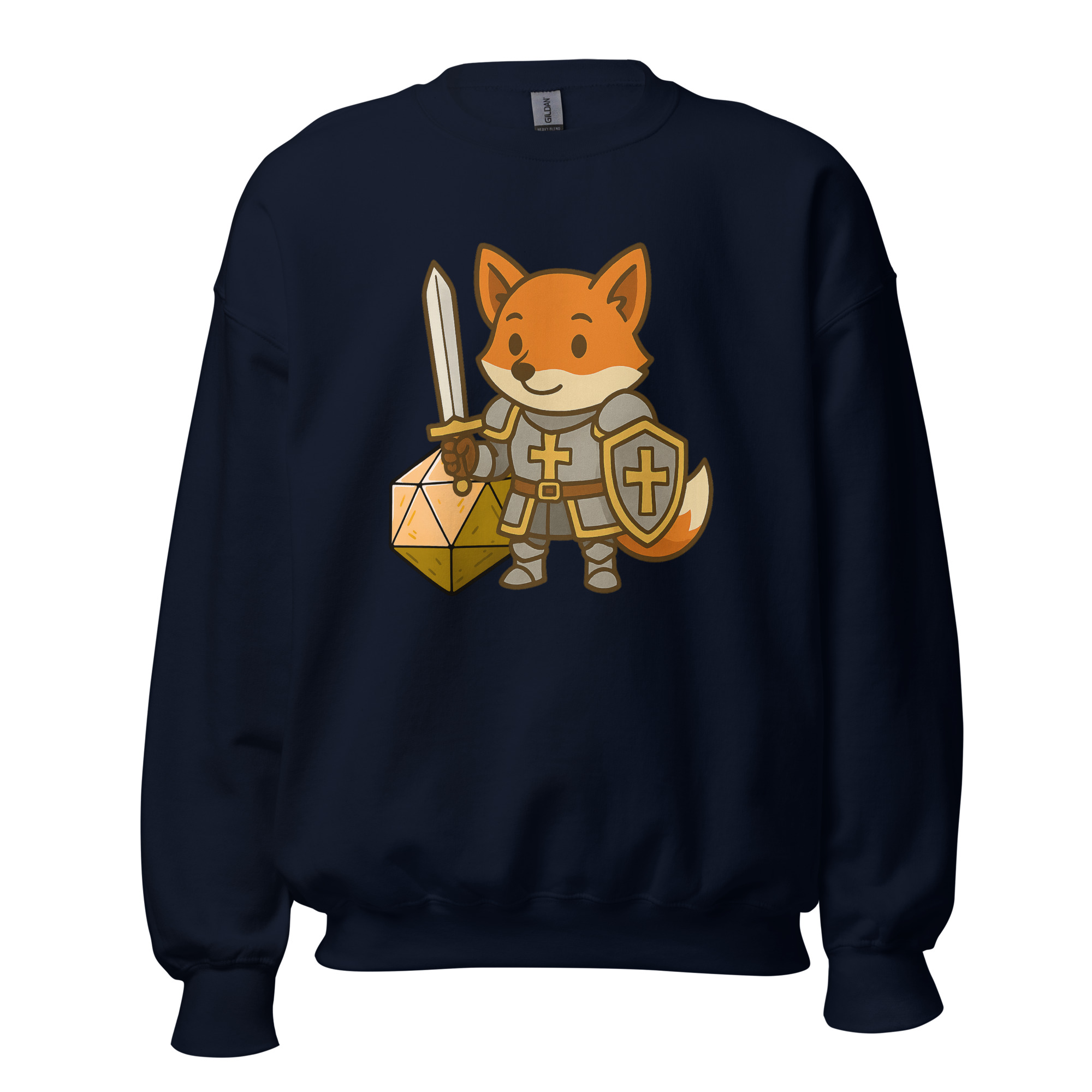 Dicefox Paladin - DTF-Unisex-Pullover – Bild 6