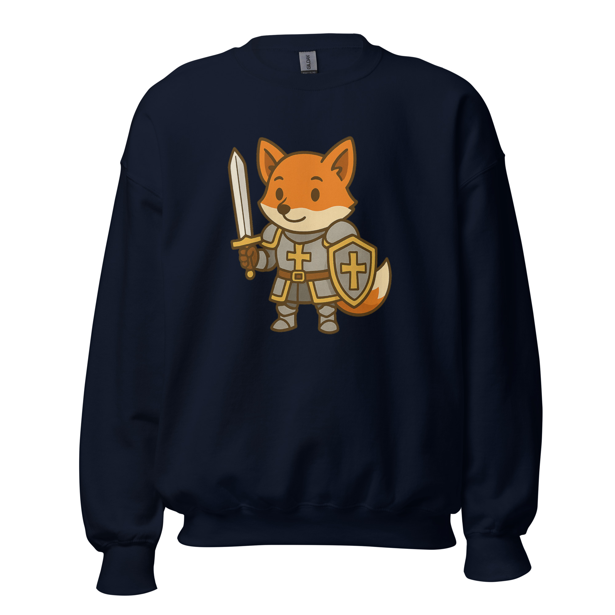 Fox Paladin - DTF-Unisex-Pullover – Bild 6