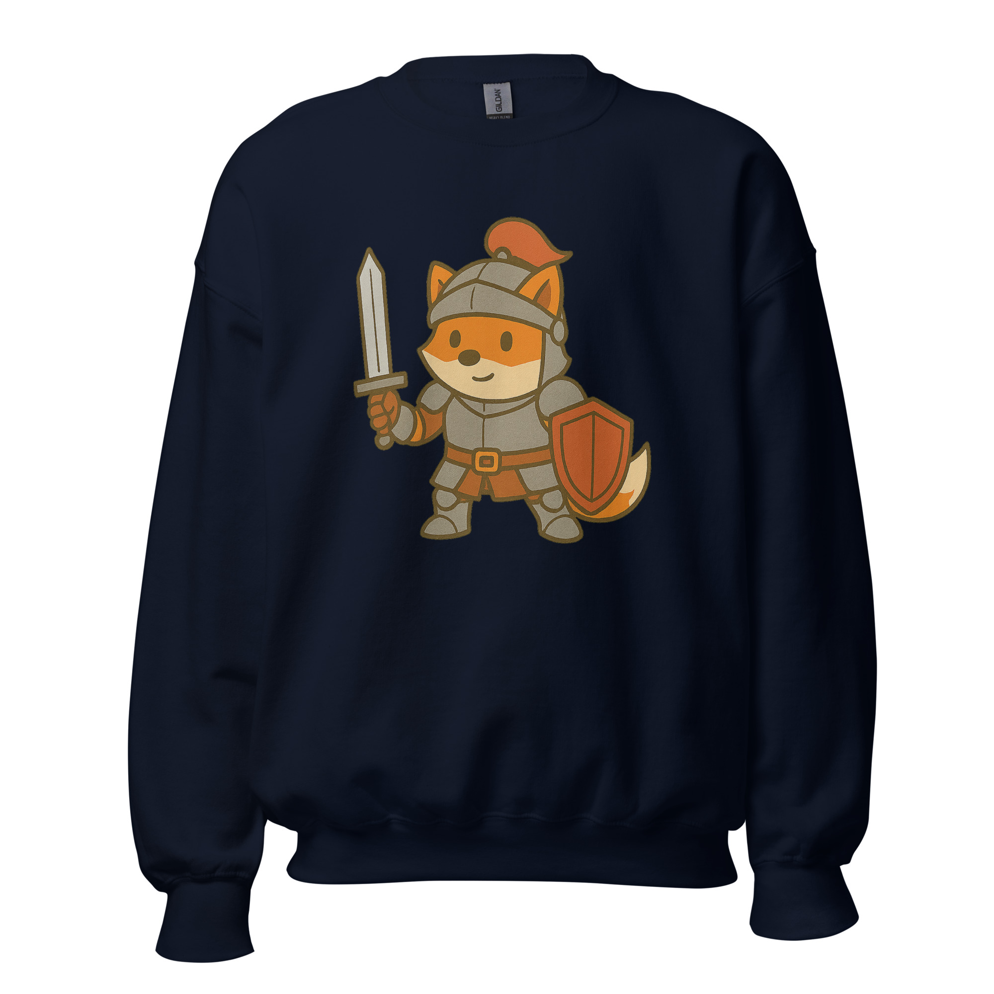 Fox Knight - DTF-Unisex-Pullover – Bild 6