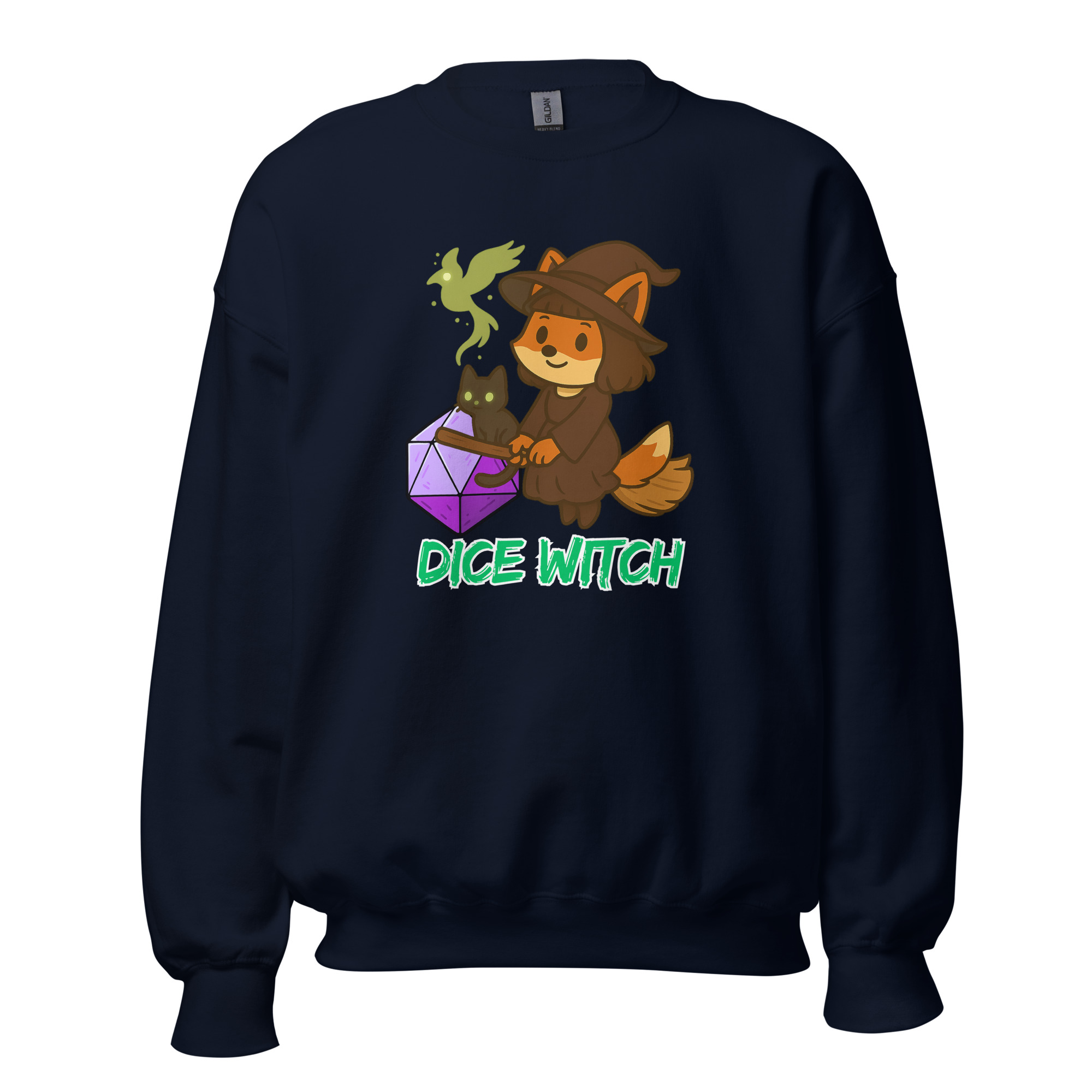 Dice Witch - DTF-Unisex-Pullover – Bild 6