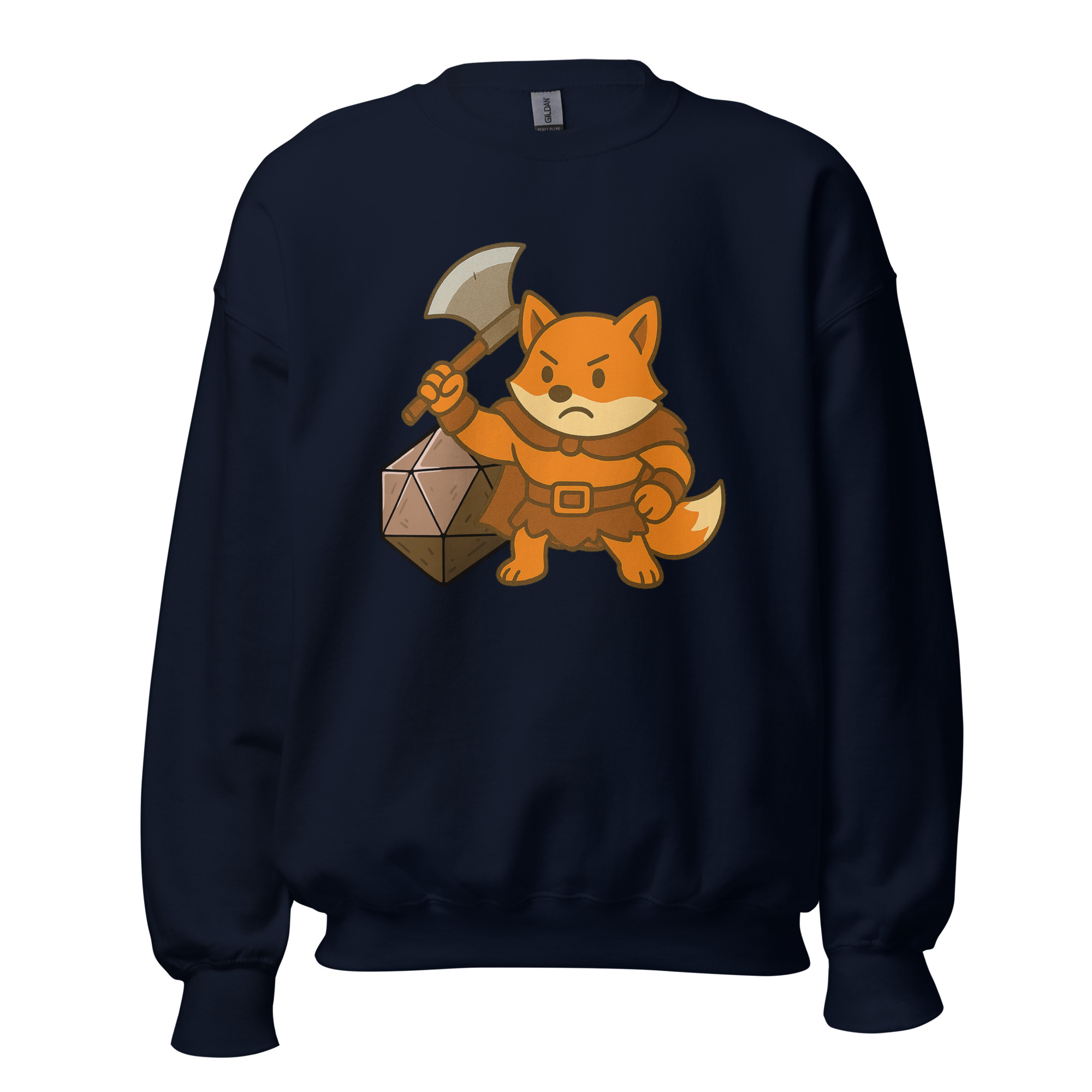 Dicefox Barbarian - DTF-Unisex-Pullover – Bild 6