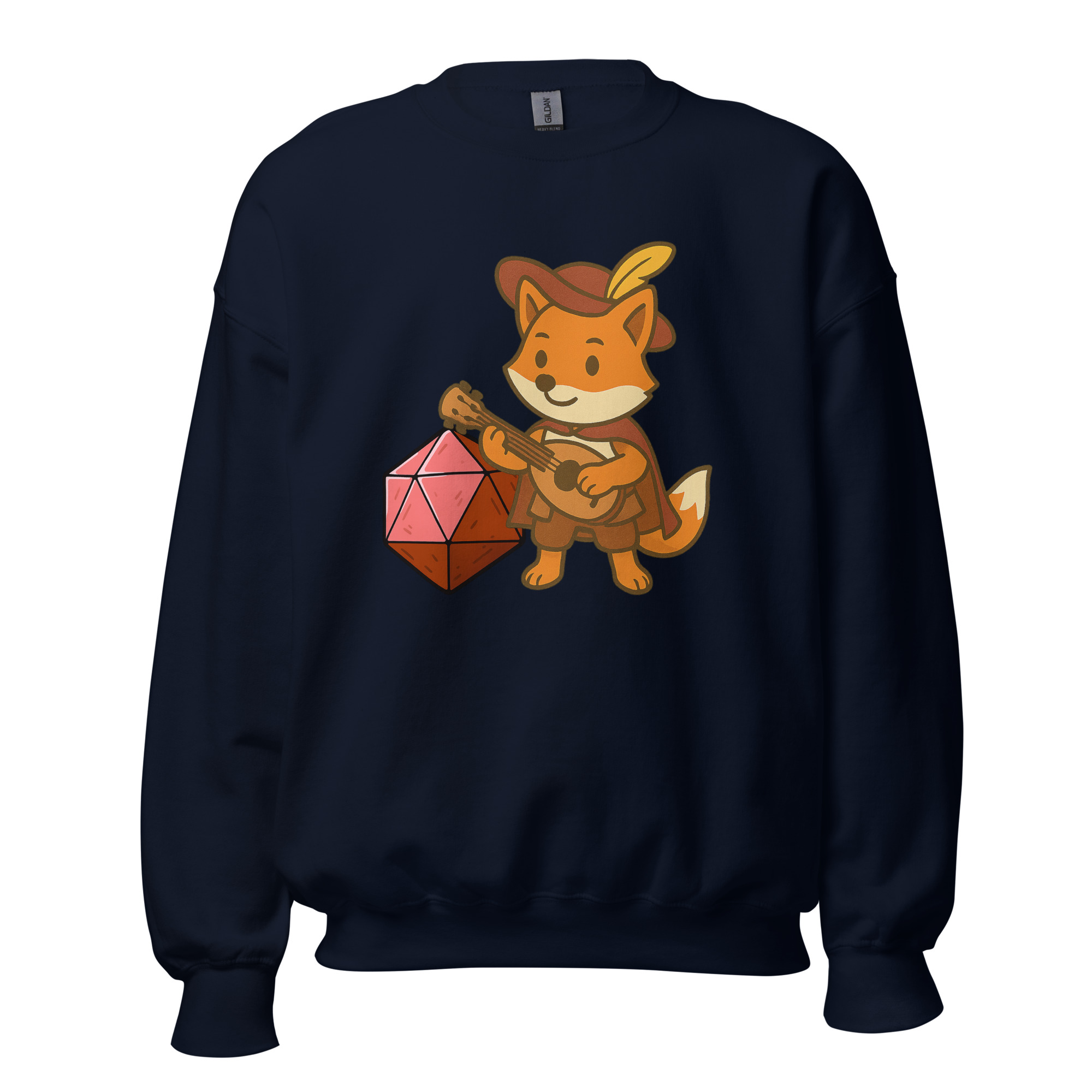 Dicefox Bard - DTF-Unisex-Pullover – Bild 6