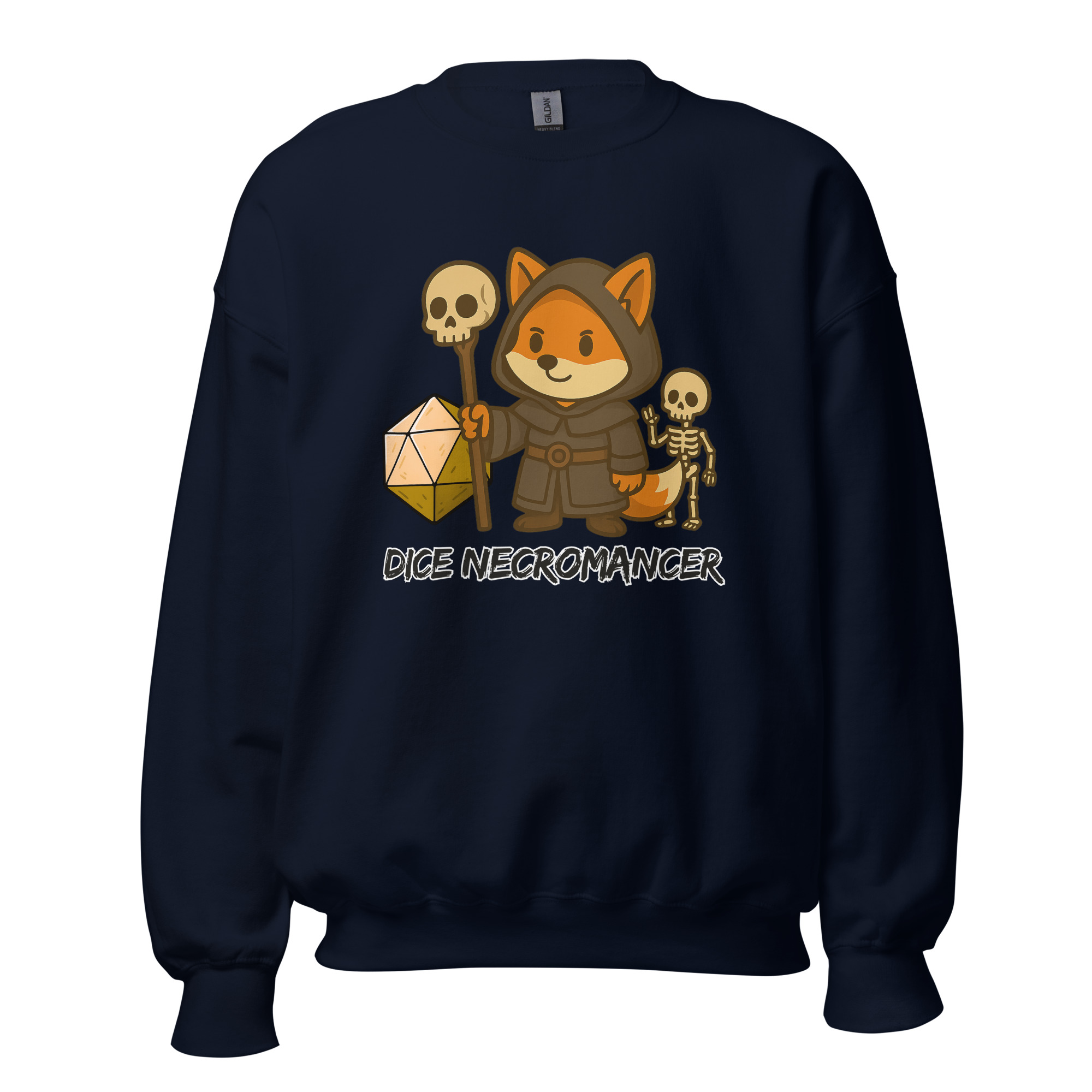 Dice Necromancer - DTF-Unisex-Pullover – Bild 6