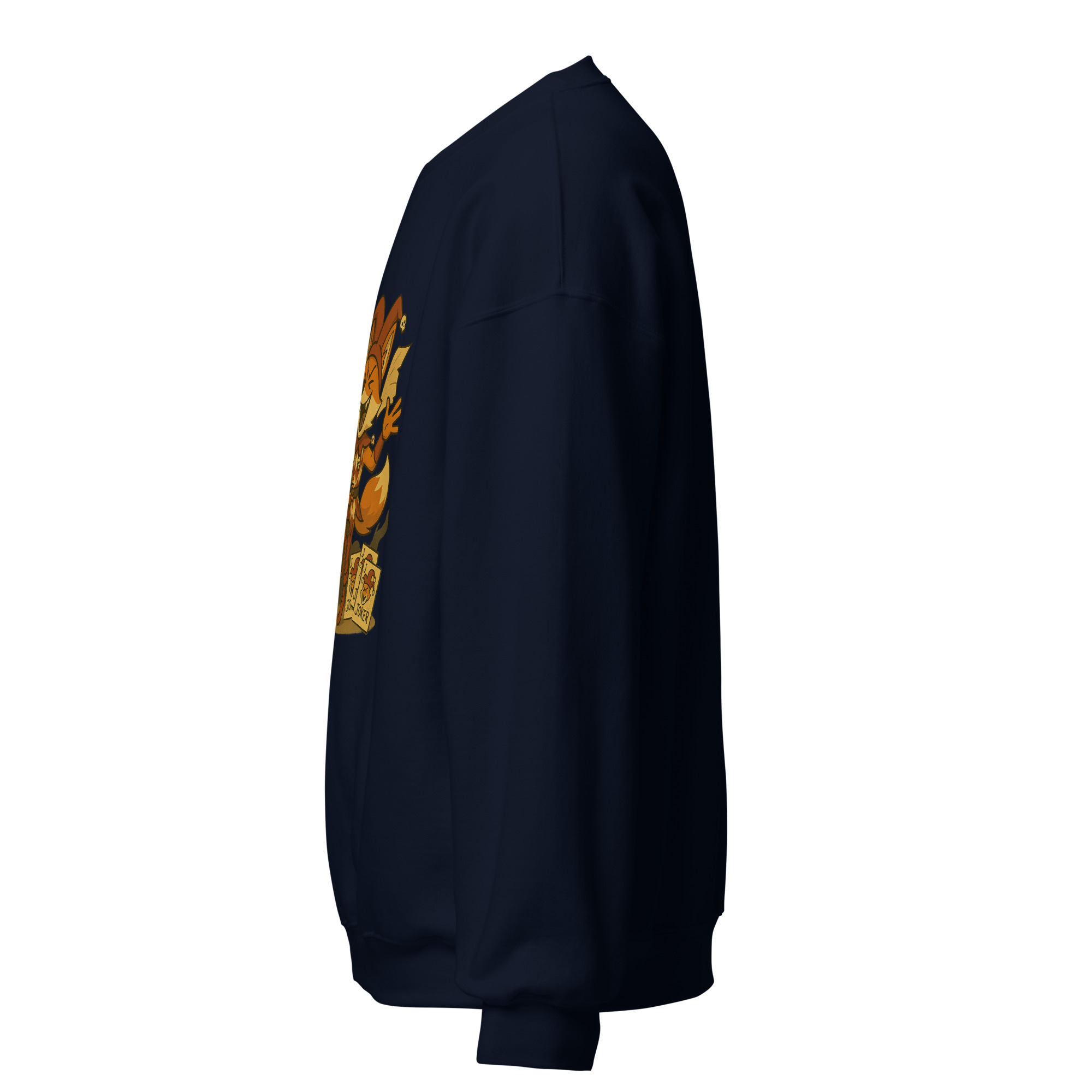 Dicefox Jester - DTF-Unisex-Pullover – Bild 8