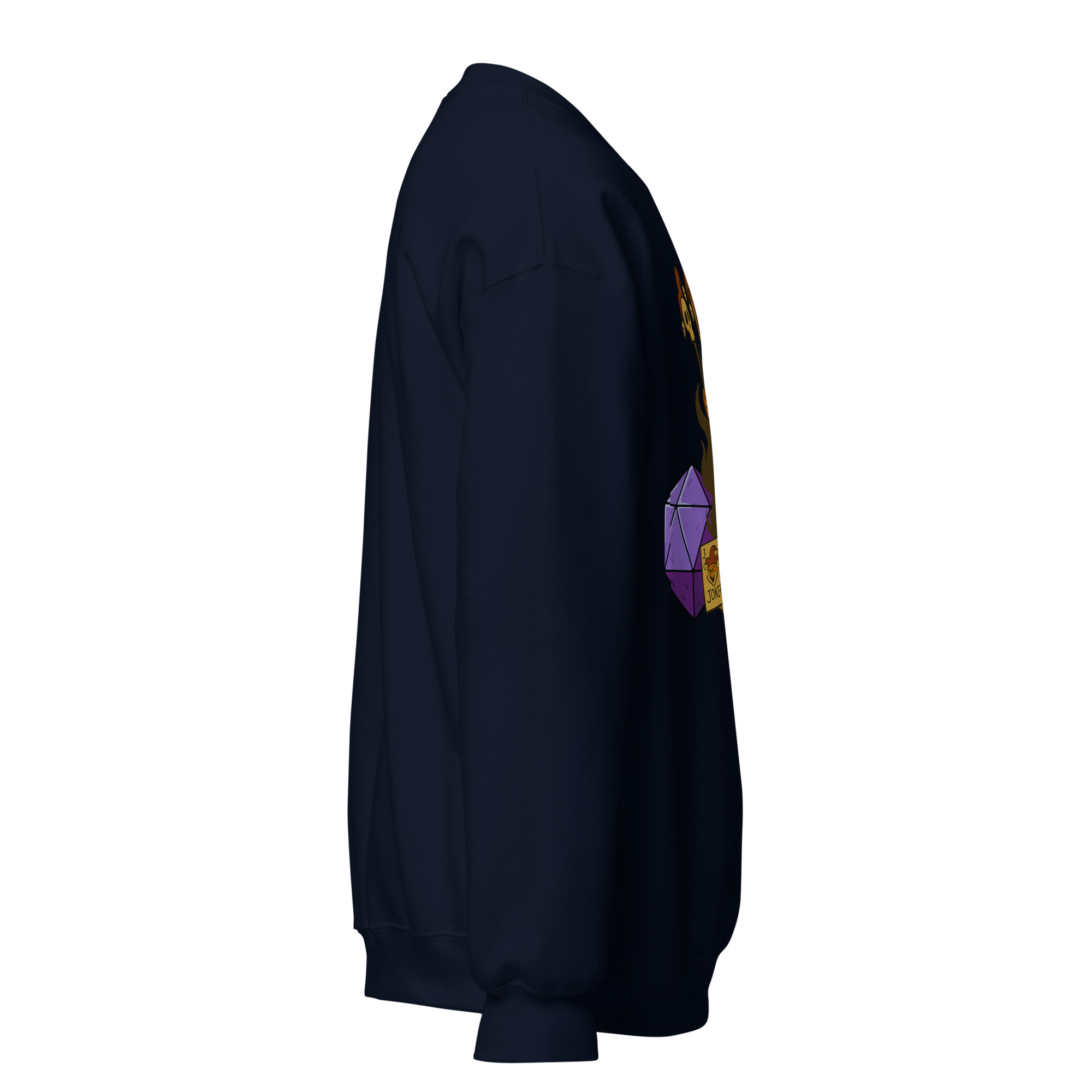 Dicefox Jester - DTF-Unisex-Pullover – Bild 9