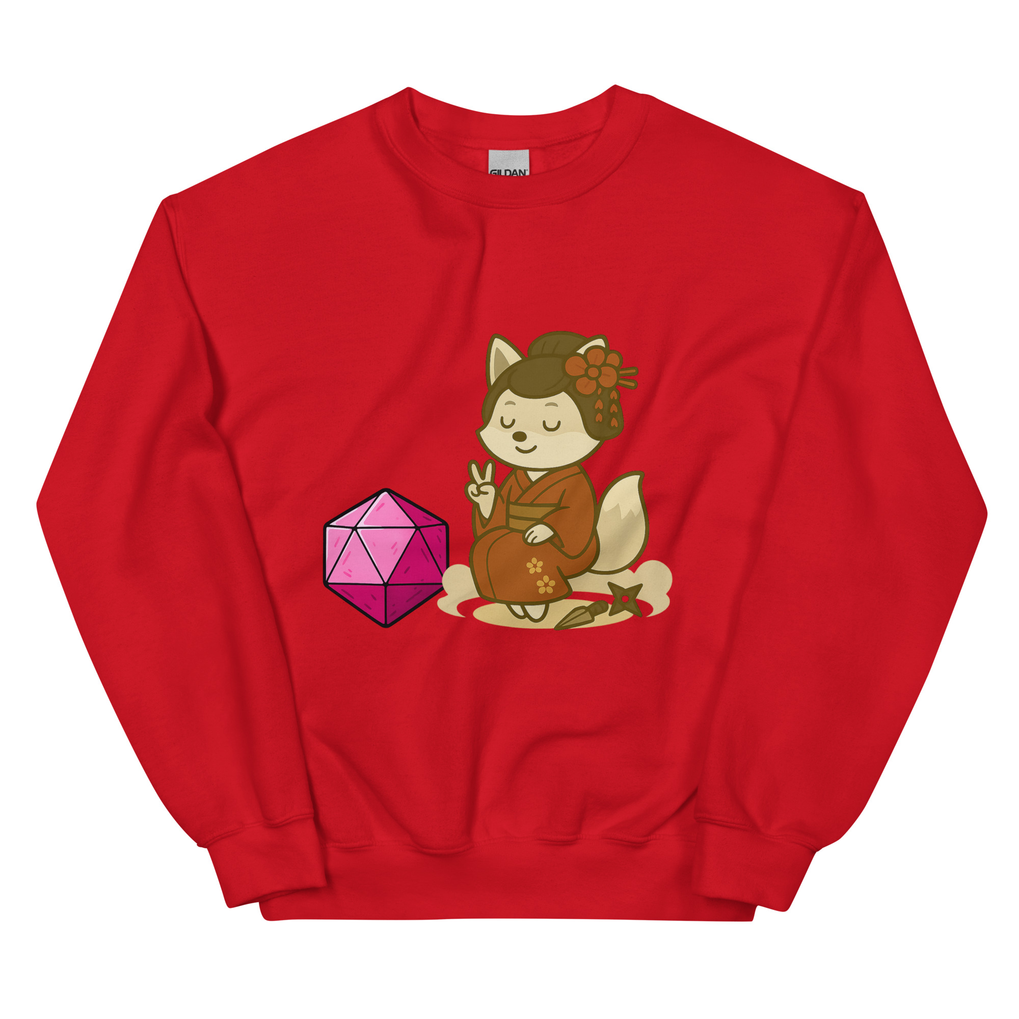 Dicefox Konoishi - DTF-Unisex-Pullover – Bild 9