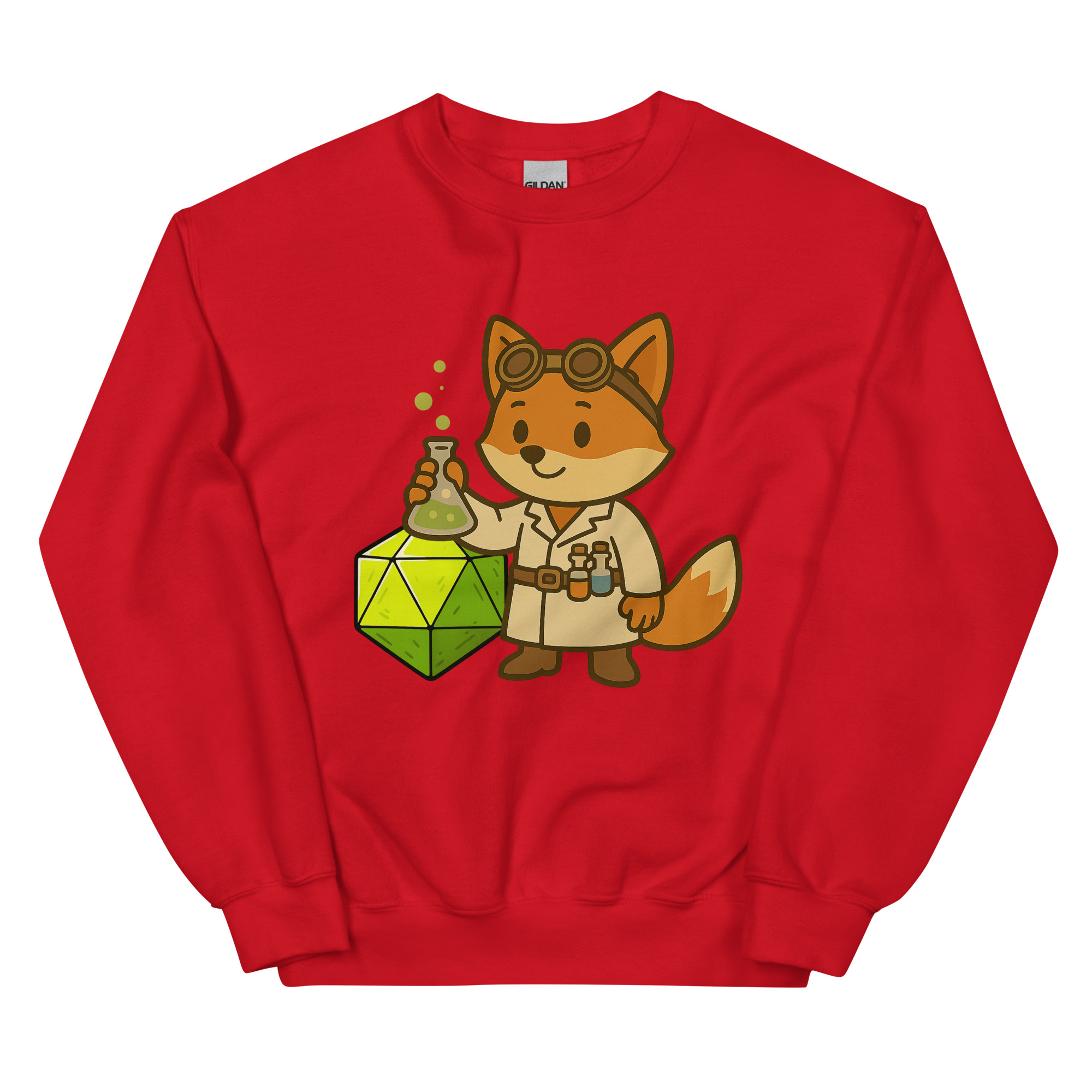 Dicefox Alchemist - DTF-Unisex-Pullover – Bild 9