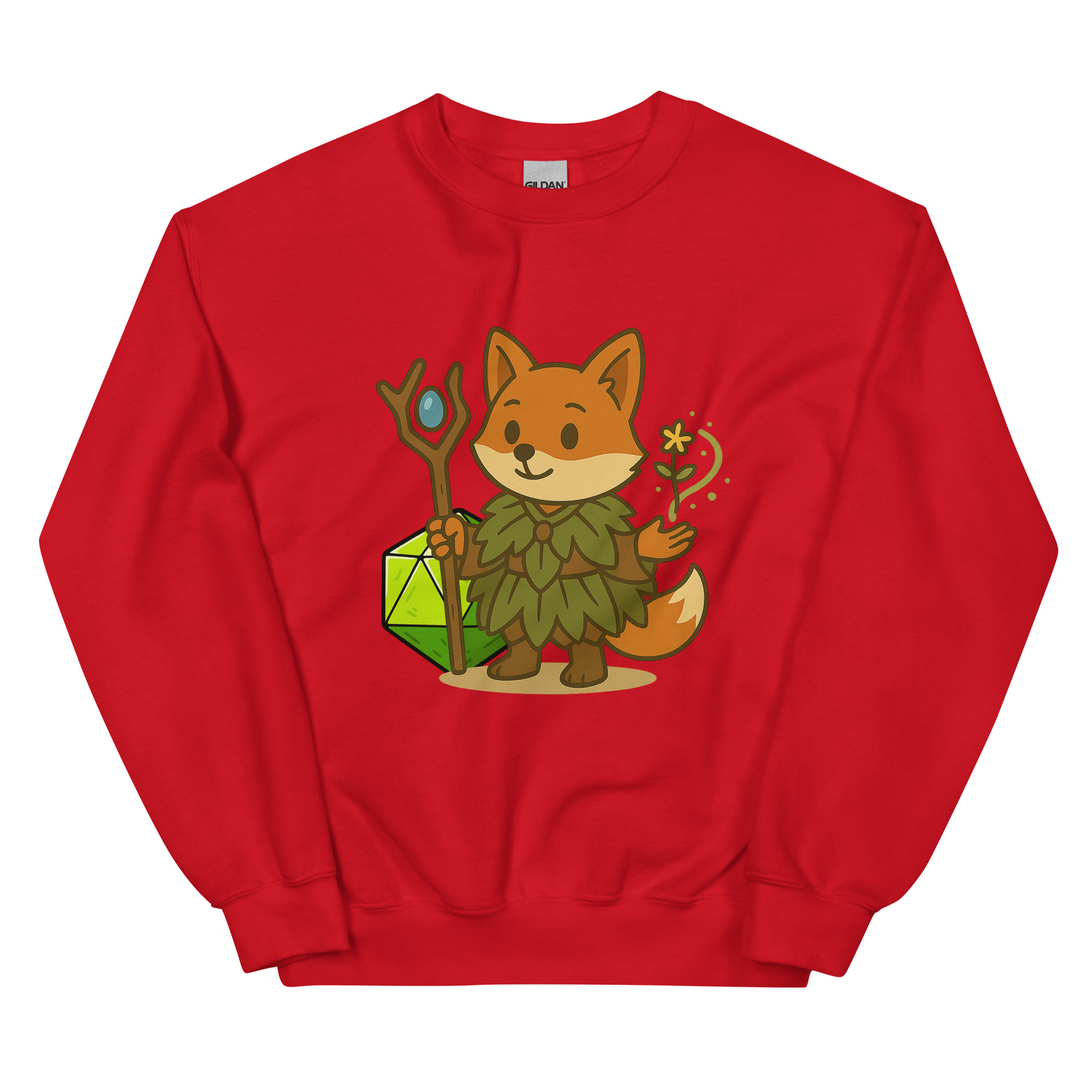 Dicefox Druid - DTF-Unisex-Pullover – Bild 9