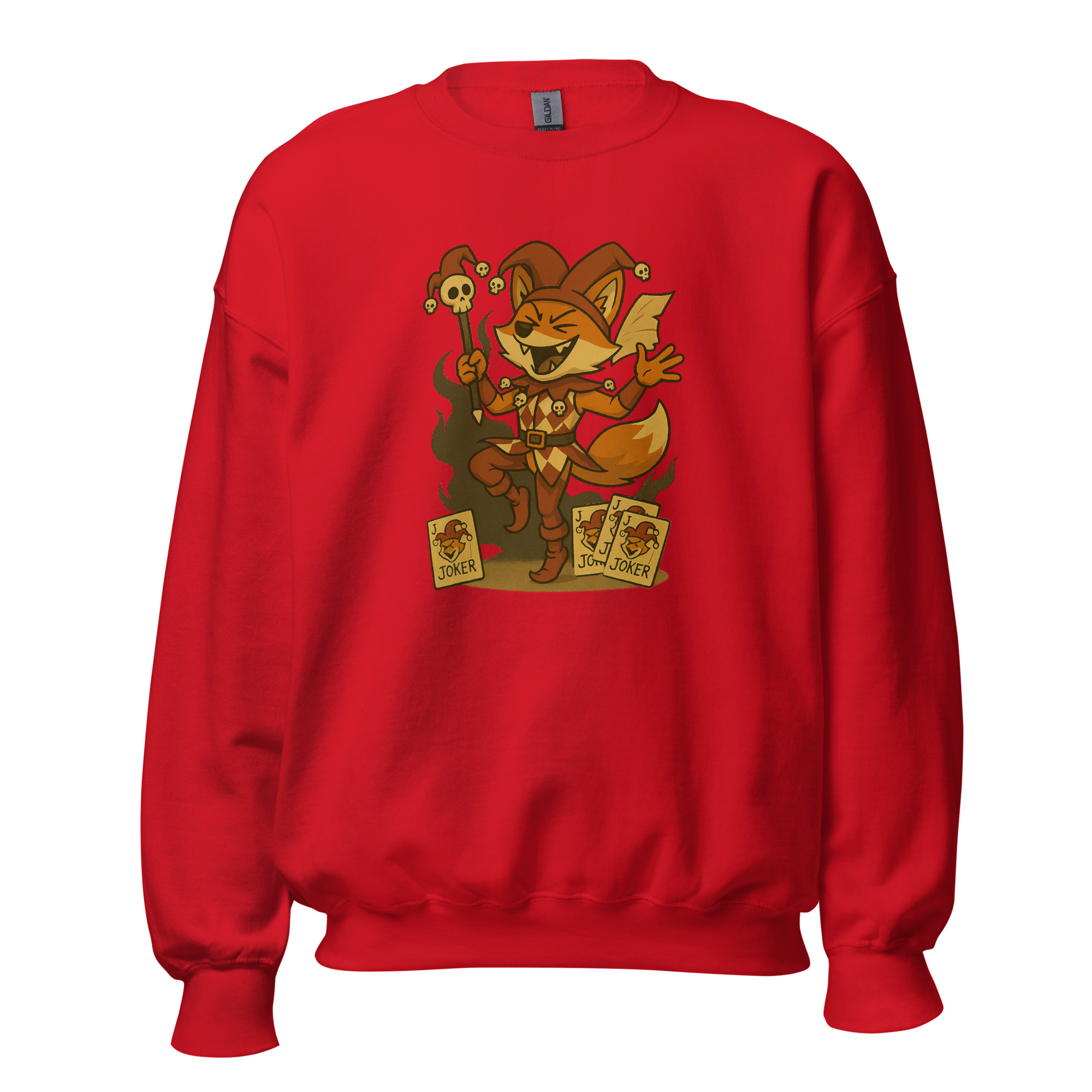 Fox Jester - DTF-Unisex-Pullover – Bild 18