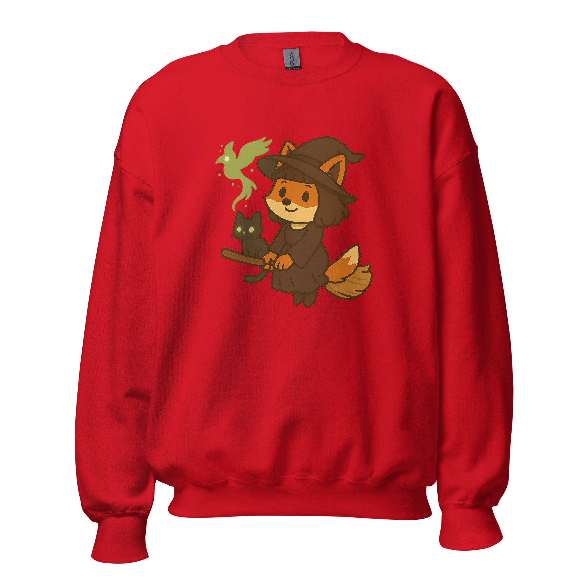 Fox Witch - DTF-Unisex-Pullover – Bild 18