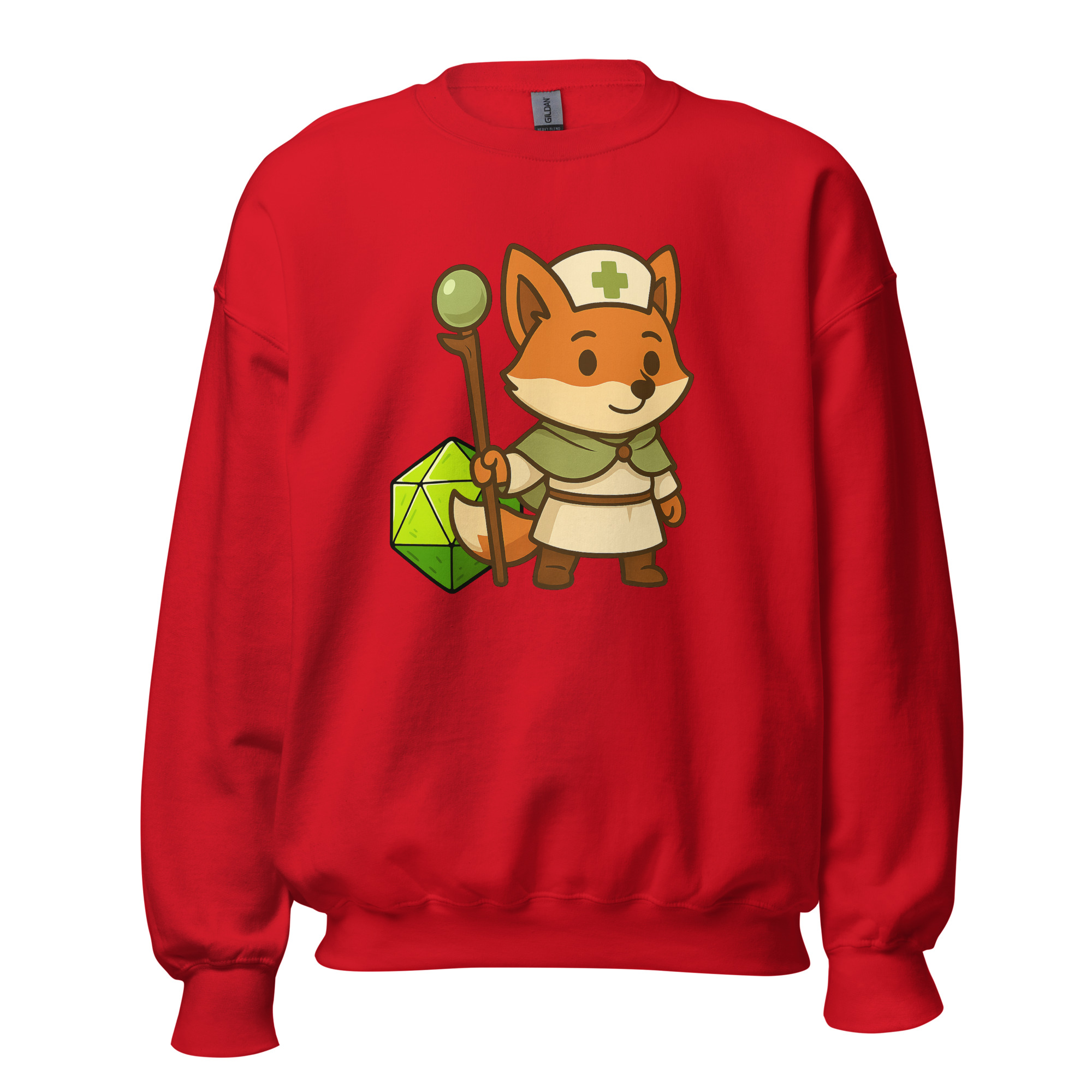 Dicefox Cleric - DTF-Unisex-Pullover – Bild 18