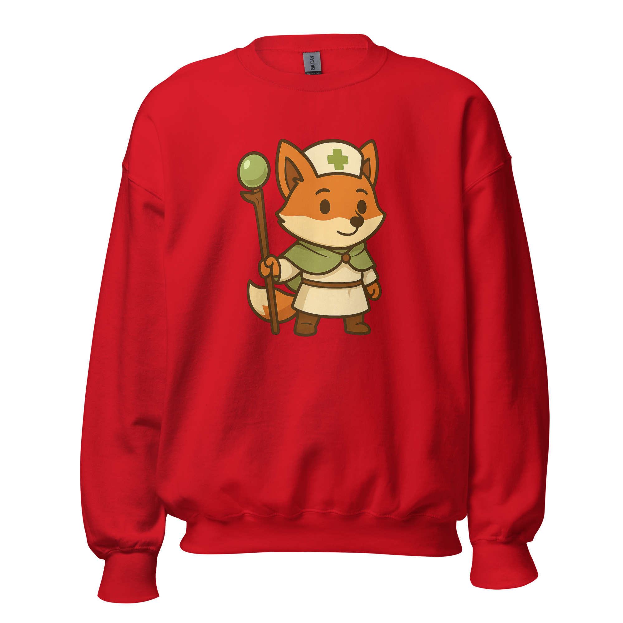 Fox Cleric - DTF-Unisex-Pullover – Bild 18