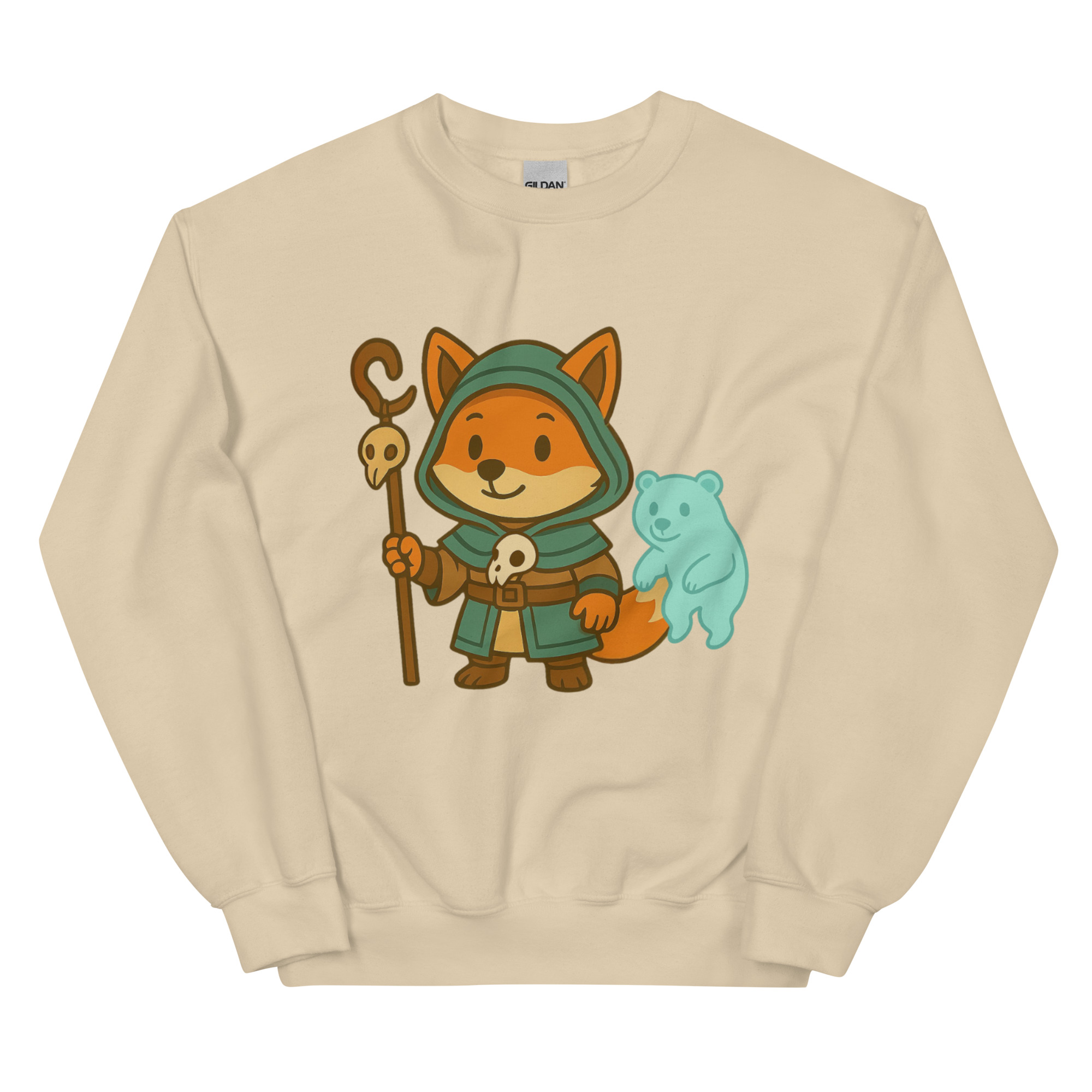 Fox Shaman - DTF-Unisex-Pullover – Bild 23