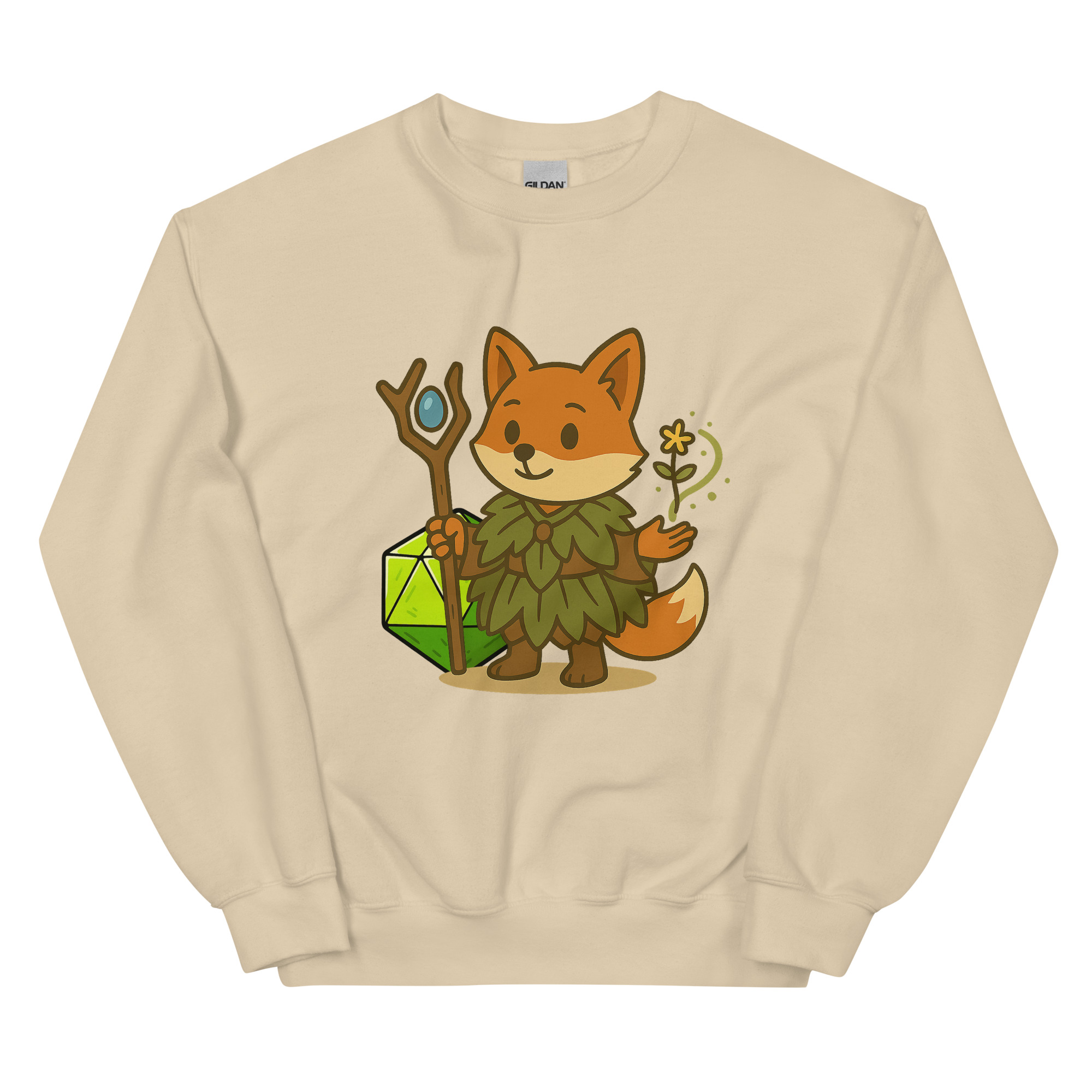 Dicefox Druid - DTF-Unisex-Pullover – Bild 23