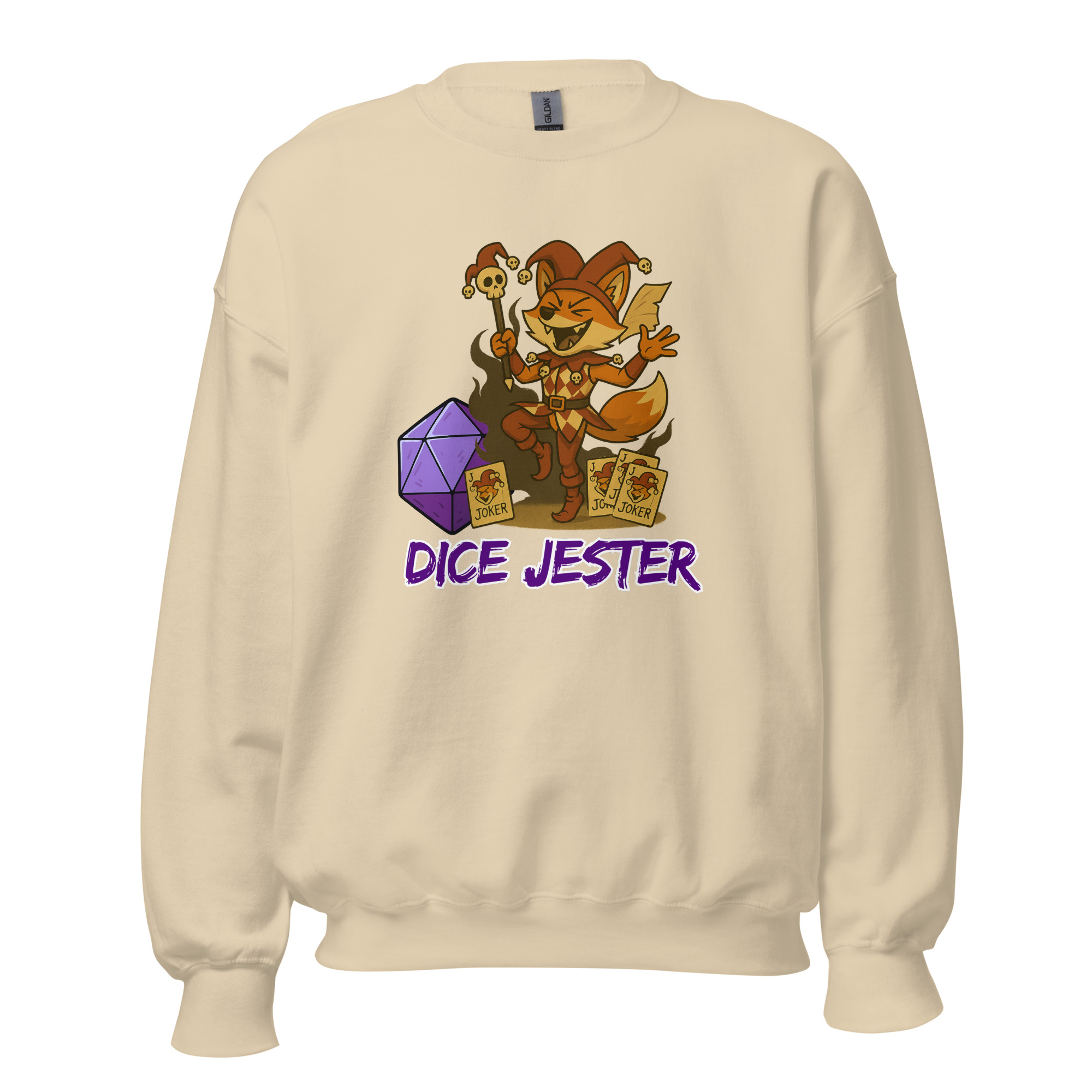 Dice Jester - DTF-Unisex-Pullover – Bild 45